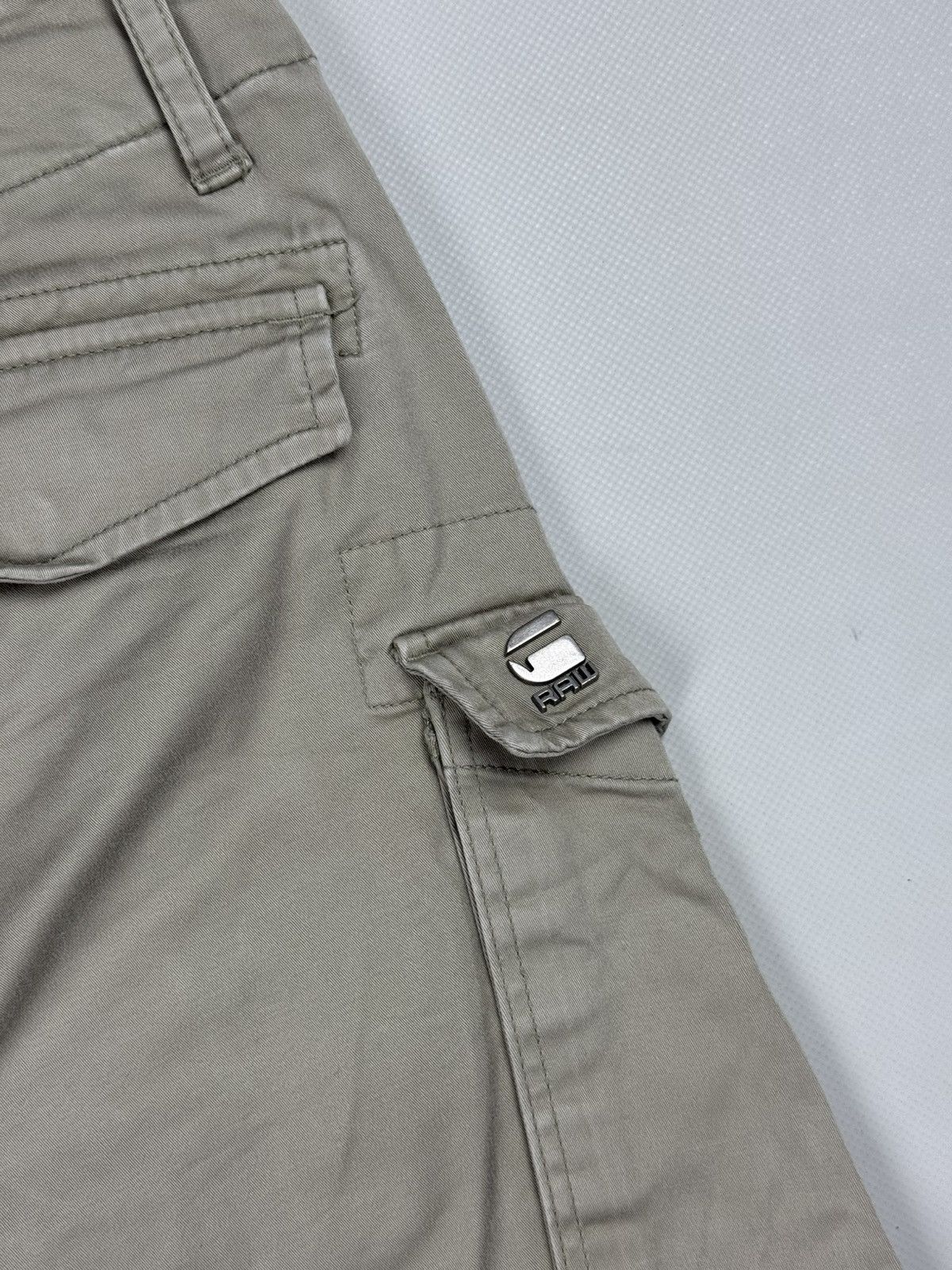 Designer G Star Raw Rovic Zip 3D Tapered Cargo Pants Trousers Size US 29 - 24 Thumbnail