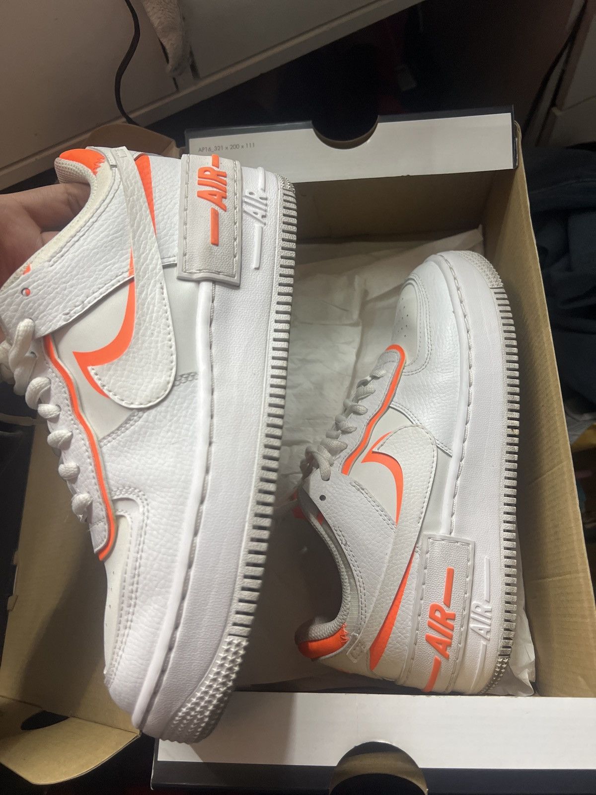 Nike AF1 SHADOW ‘TOTAL ORANGE’ Size US 7.5 / IT 37.5 - 2 Thumbnail