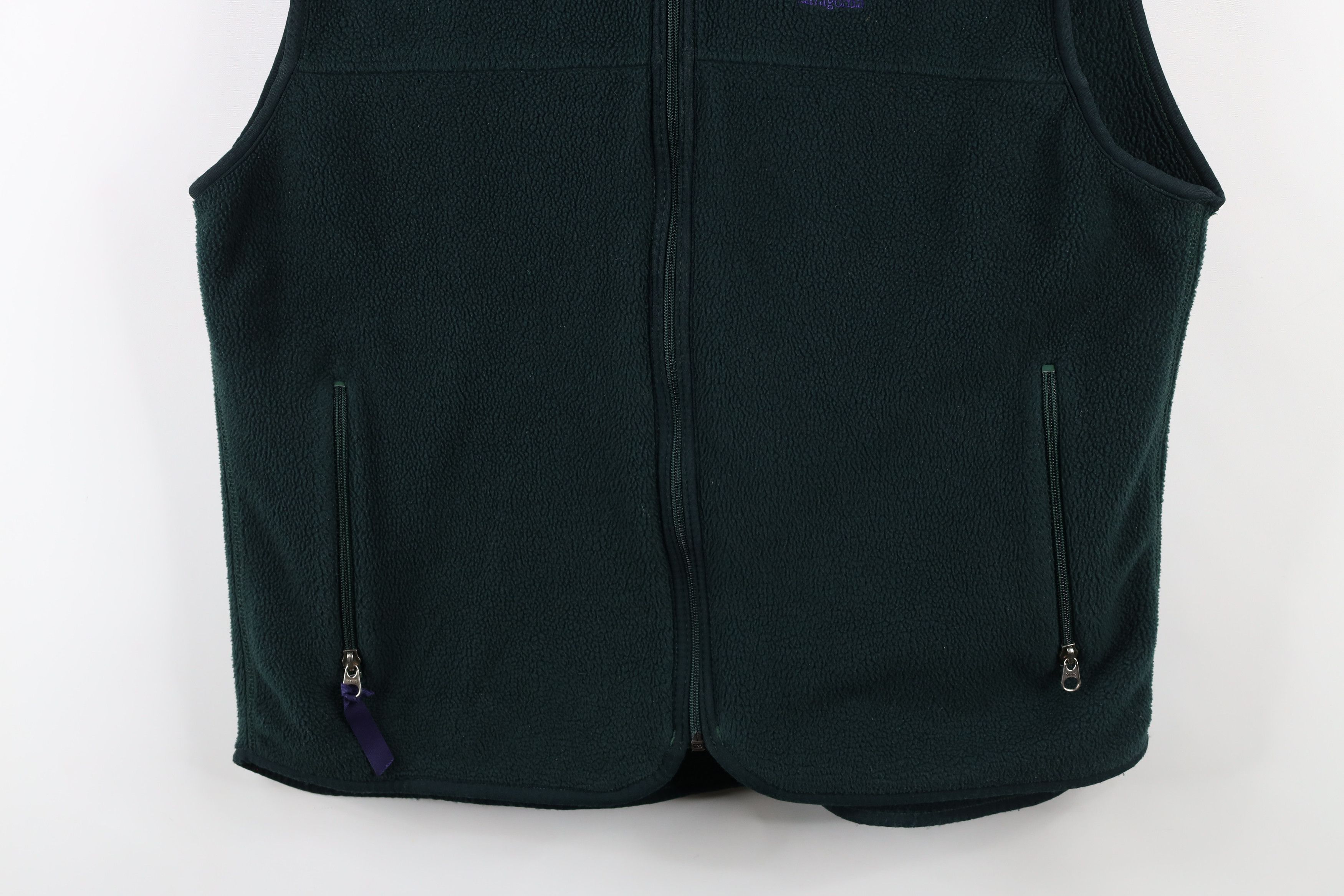 Patagonia × Vintage Vintage 90s Patagonia Synchilla Full Zip Fleece Vest Jacket Size US L / EU 52-54 / 3 - 3 Thumbnail