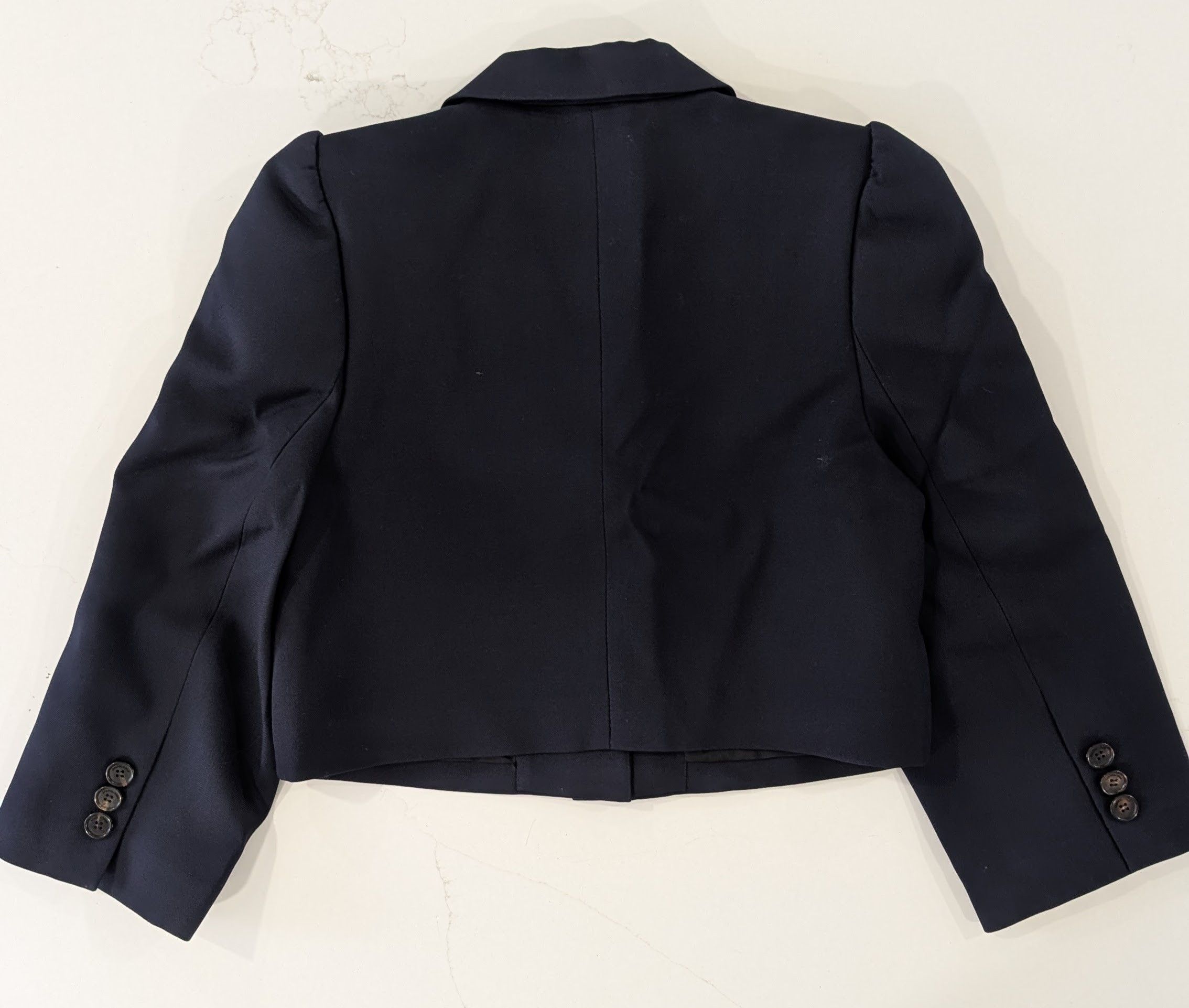 Shushu/Tong SHUSHU/TONG Cropped Puff Sleeve Blazer Size L Size L / US 10 / IT 46 - 2 Thumbnail