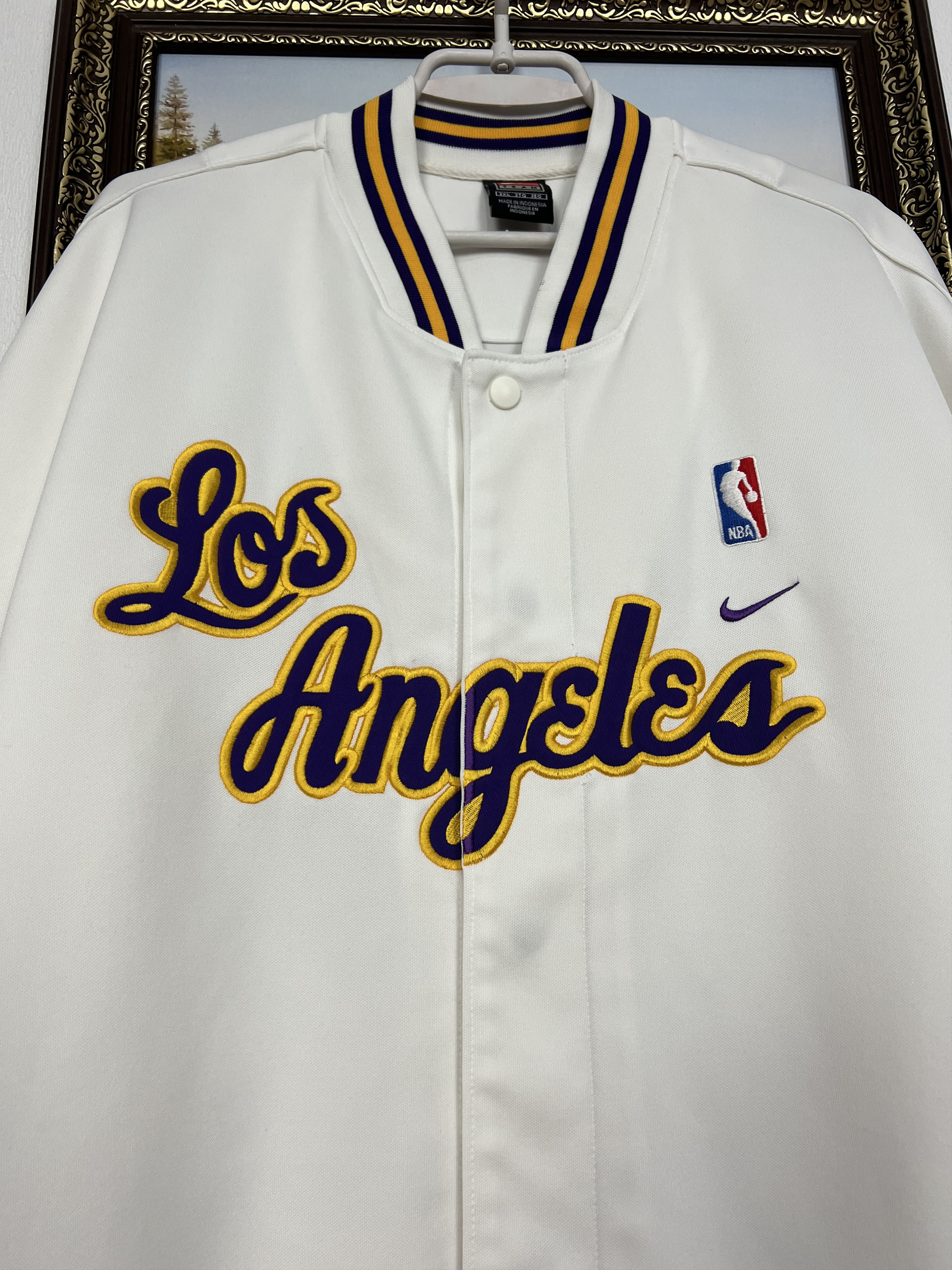 Los Angeles Lakers NBA Shooting Warm UP Jersey Jacket Sz 3XL