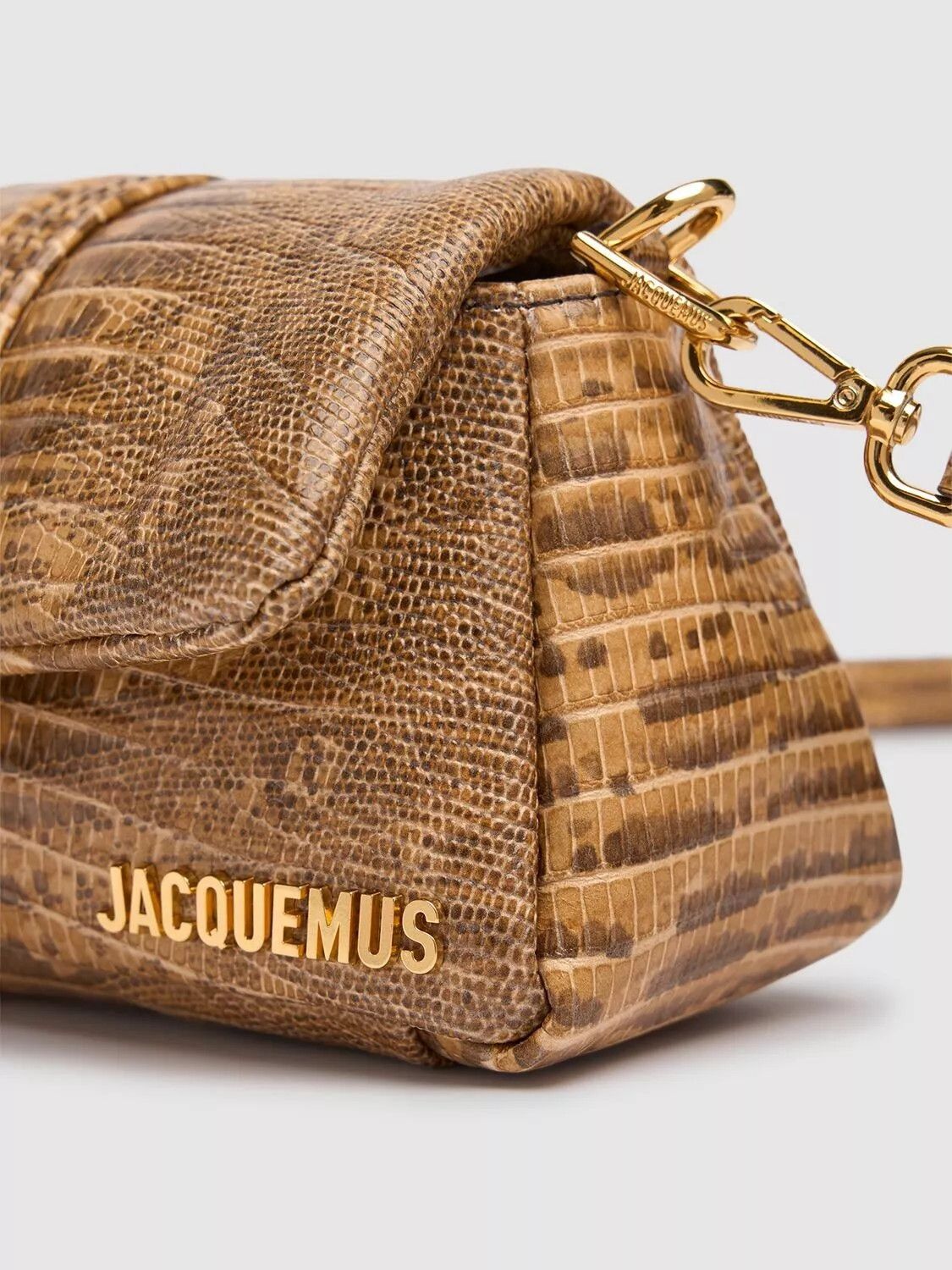 Jacquemus JACQUEMUS Small Bambino Beige Embossed Shoulder Bag Size ONE SIZE - 2 Thumbnail