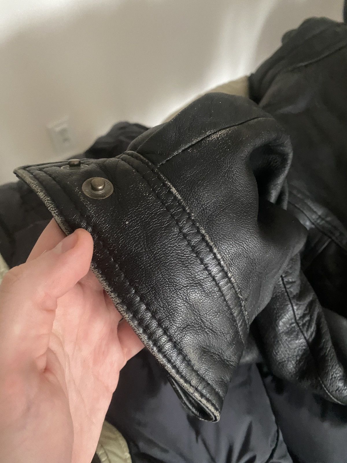 Vintage Vintage streetwear leather jacket 90s Size US L / EU 52-54 / 3 - 11 Thumbnail