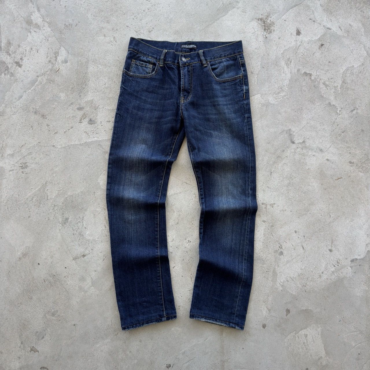 Dolce & Gabbana Dolce & Gabbana Made In Italy Dark Wash Denim Jeans Size 33 Size US 33 - 1 Thumbnail