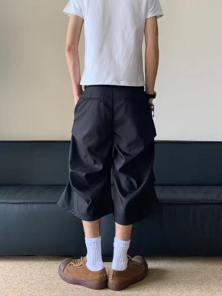 Japanese Brand Loose high street wide leg denim shorts Size US 29 - 3 Thumbnail