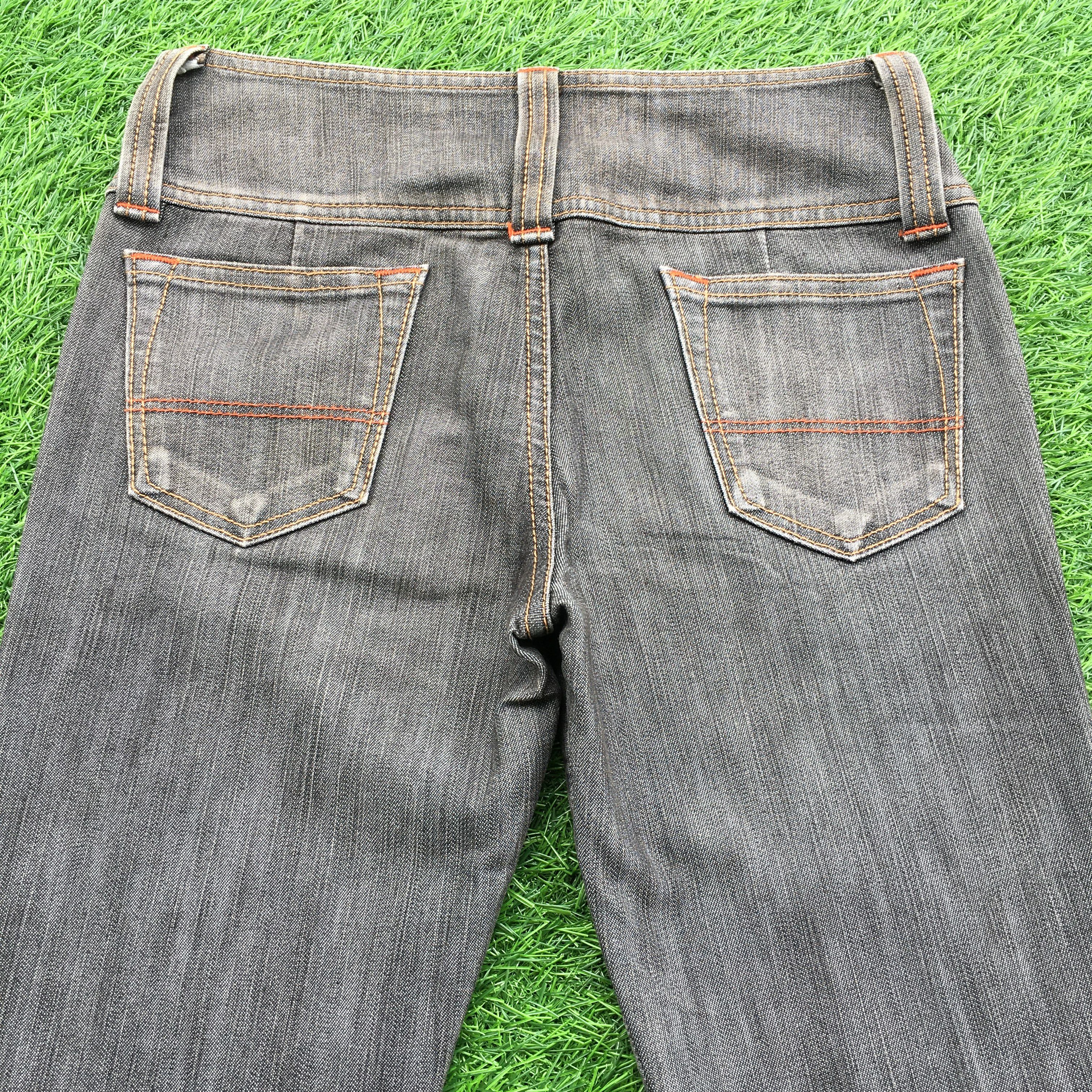 Japanese Brand Y2K Low Rise Flare Jeans D-1033 Size 22" - 4 Thumbnail
