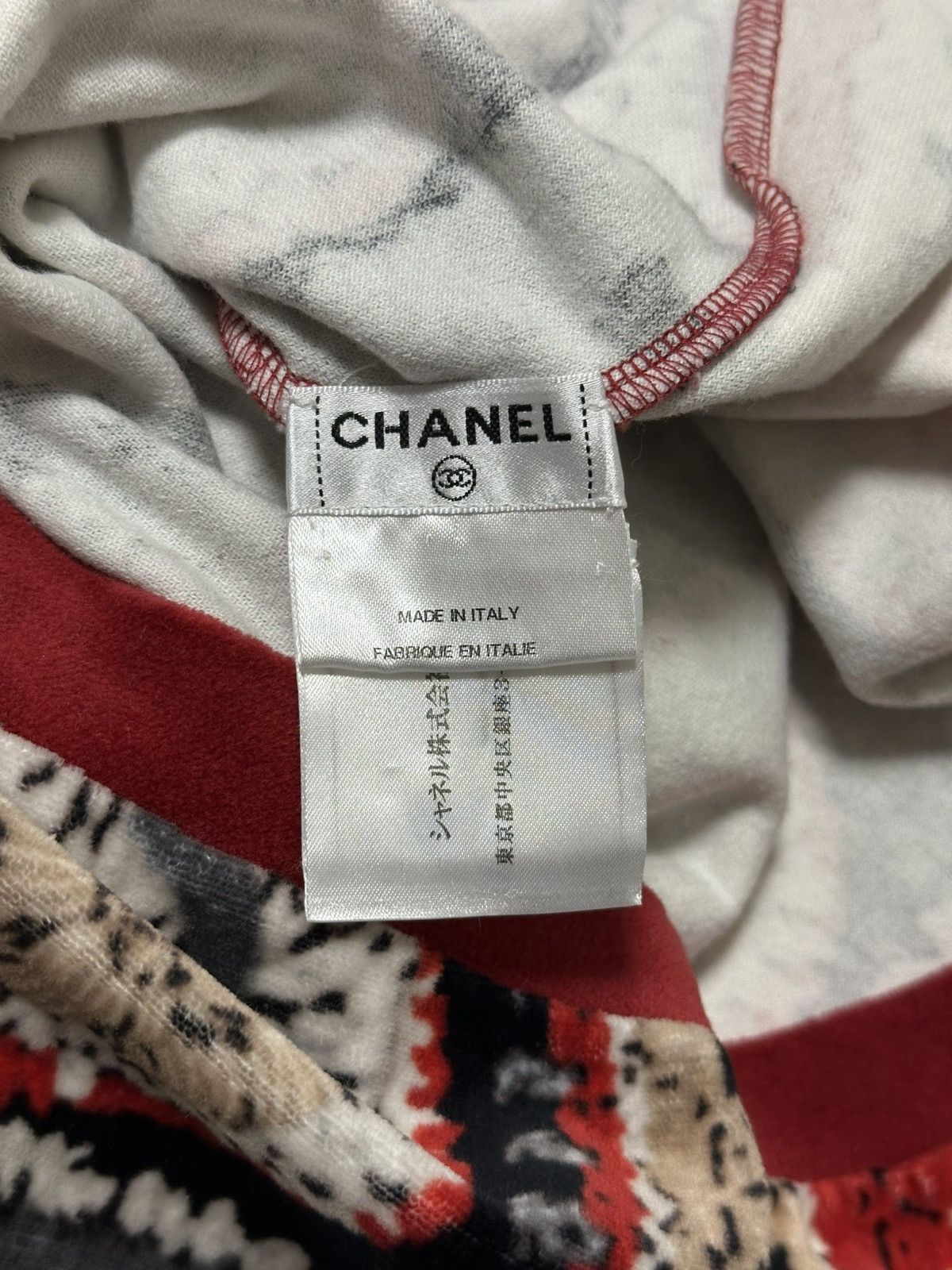 Chanel CHANEL Sport S/S 2009 Patchwork Print Velour Top Size XS / US 0-2 / IT 36-38 - 6 Thumbnail