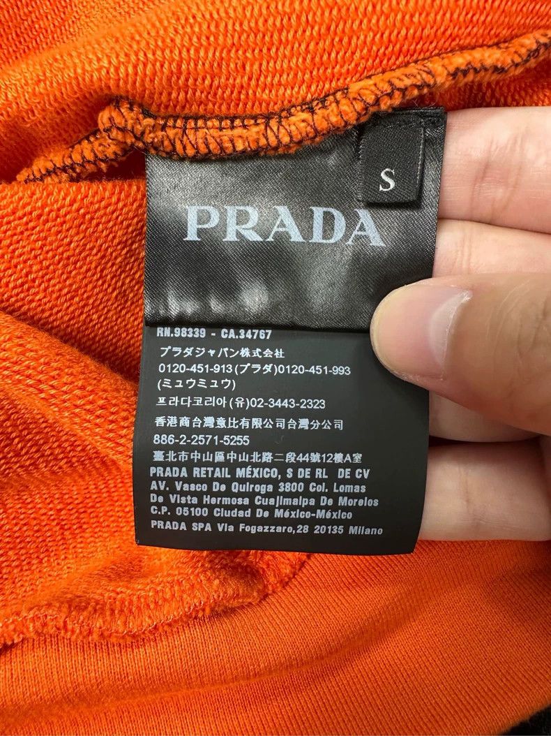 Prada Prada Color-block offset logo half-zipper hoodie 2501-Nexta Size US S / EU 44-46 / 1 - 4 Thumbnail