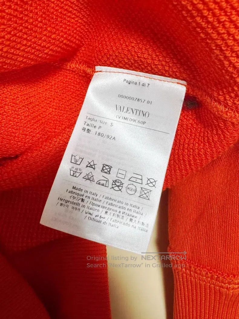 Valentino Valentino Unisex hoodie sweatshirt Size US S / EU 44-46 / 1 - 8 Thumbnail