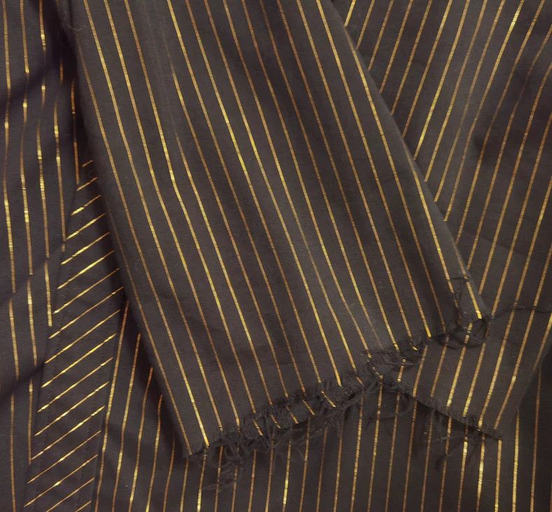 Number (N)ine Number (N)ine 02 Gold thread shirt striped three-quarter sl Size US L / EU 52-54 / 3 - 4 Thumbnail
