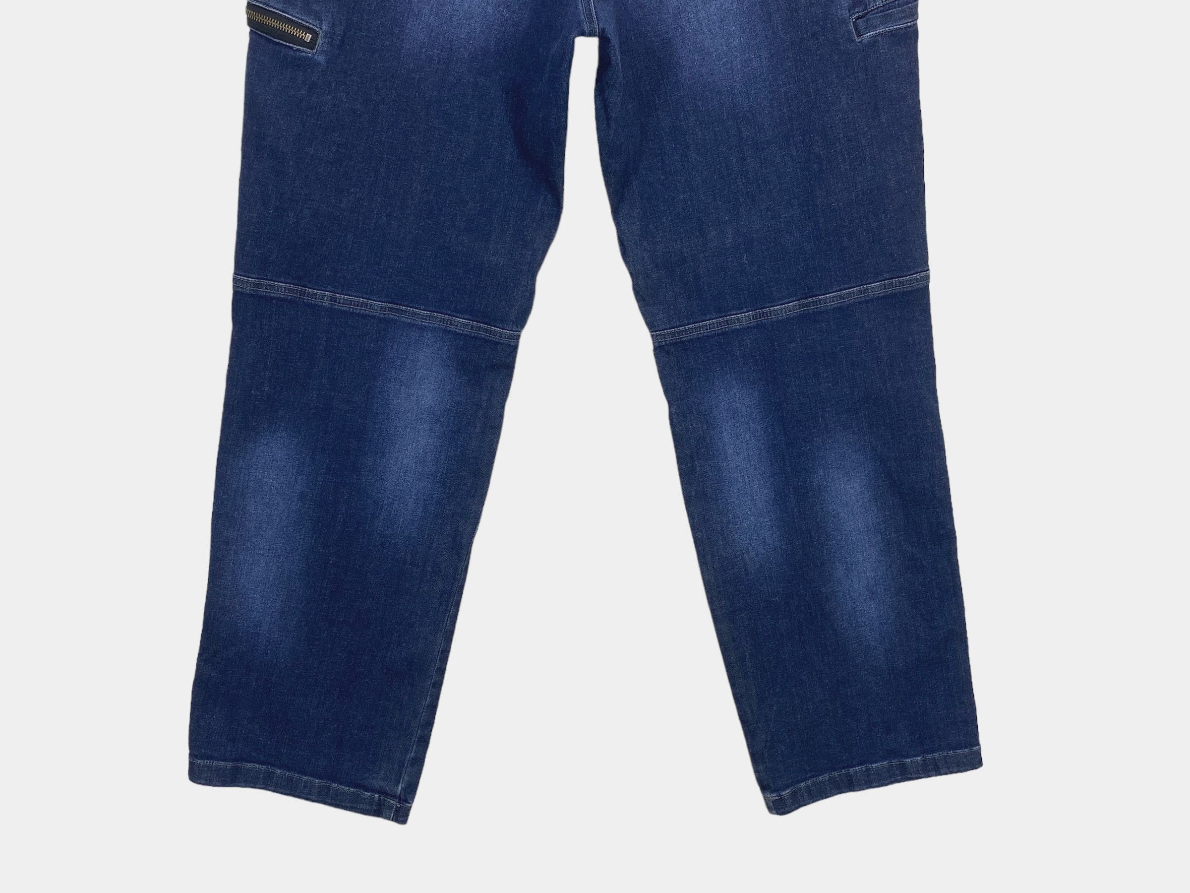 Japanese Brand Blue B Hip Hop Skateboard Jeans Embroided Baggy Jeans Size US 34 / EU 50 - 7 Thumbnail