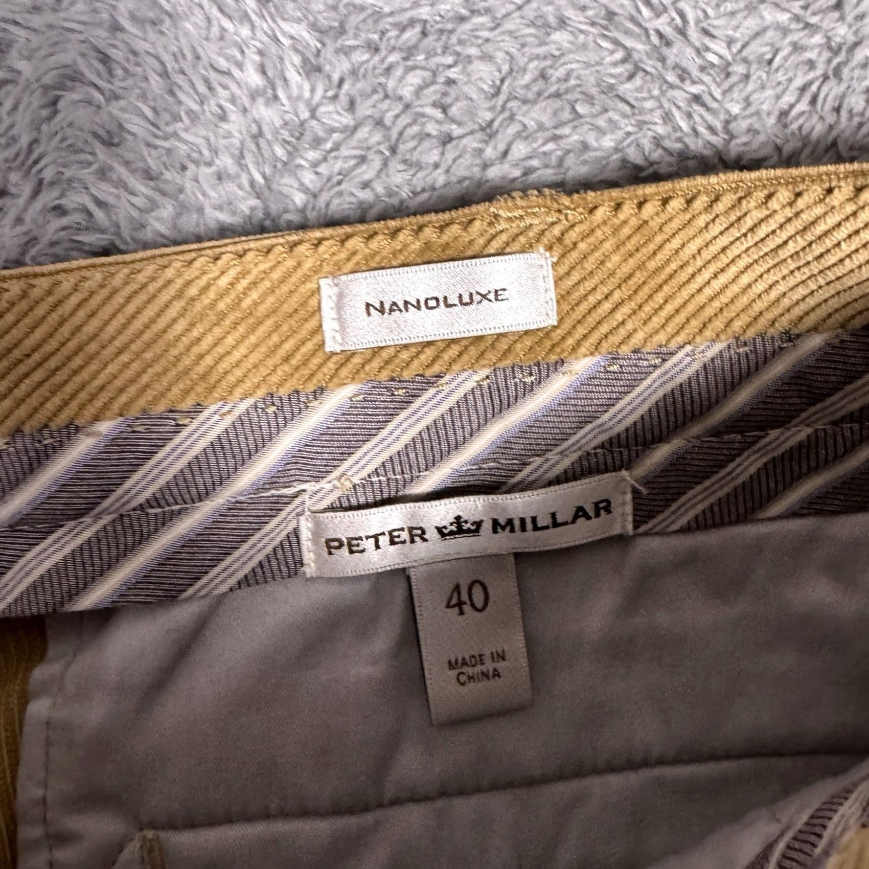 Peter Millar Peter Millar Golf Corduroy Pants Men 40x30 Comfort Fit Brown Casual - Brand New - Preppy Style - Zip Closure - & Size US 40 / EU 56 - 4 Thumbnail