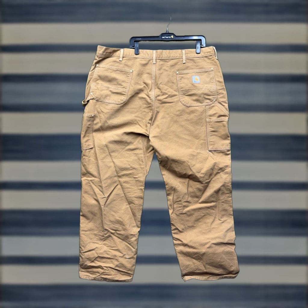 Carhartt VINTAGE Carhartt Double Knee Pants Mens 44X30 Loose Fit USA Made Workwear Canvas 90s Size US 44 / EU 60 - 1 Thumbnail