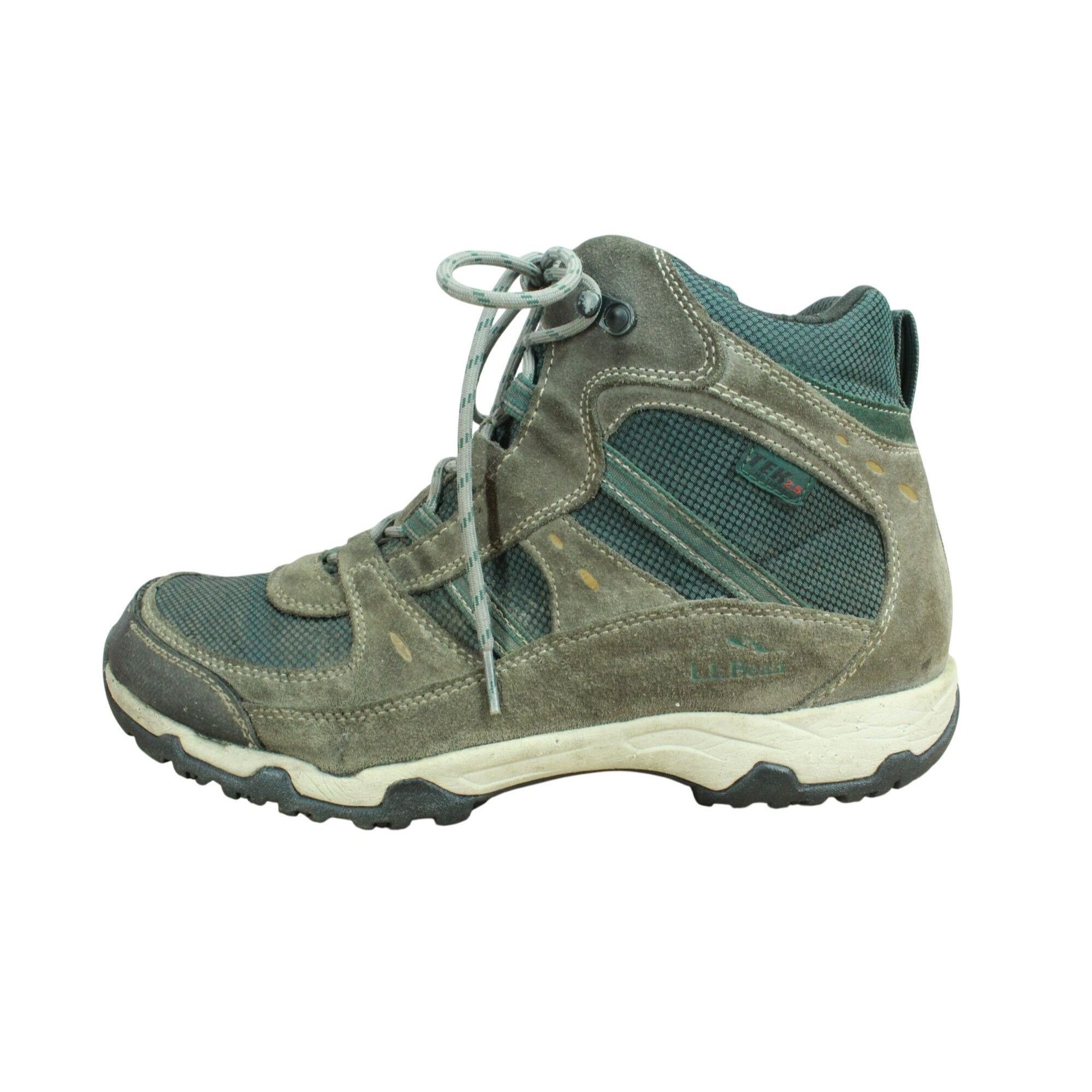 L.L. Bean LL Bean Trail Model 4 Brown Suede Hiking Boots Size US 12 / EU 45 - 1 Thumbnail