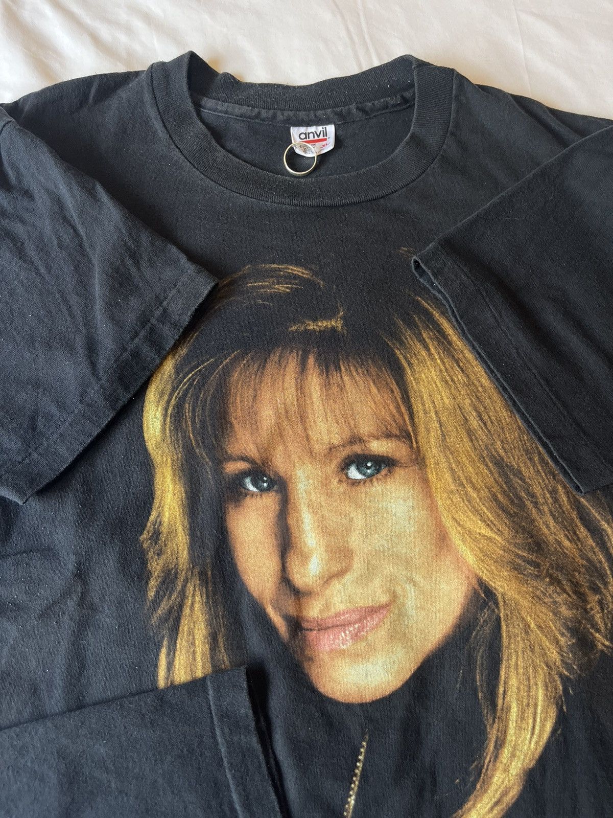 Band Tees × Vintage Vintage BARBRA The Concert 1994’s big face Tshirt Size US XL / EU 56 / 4 - 5 Thumbnail