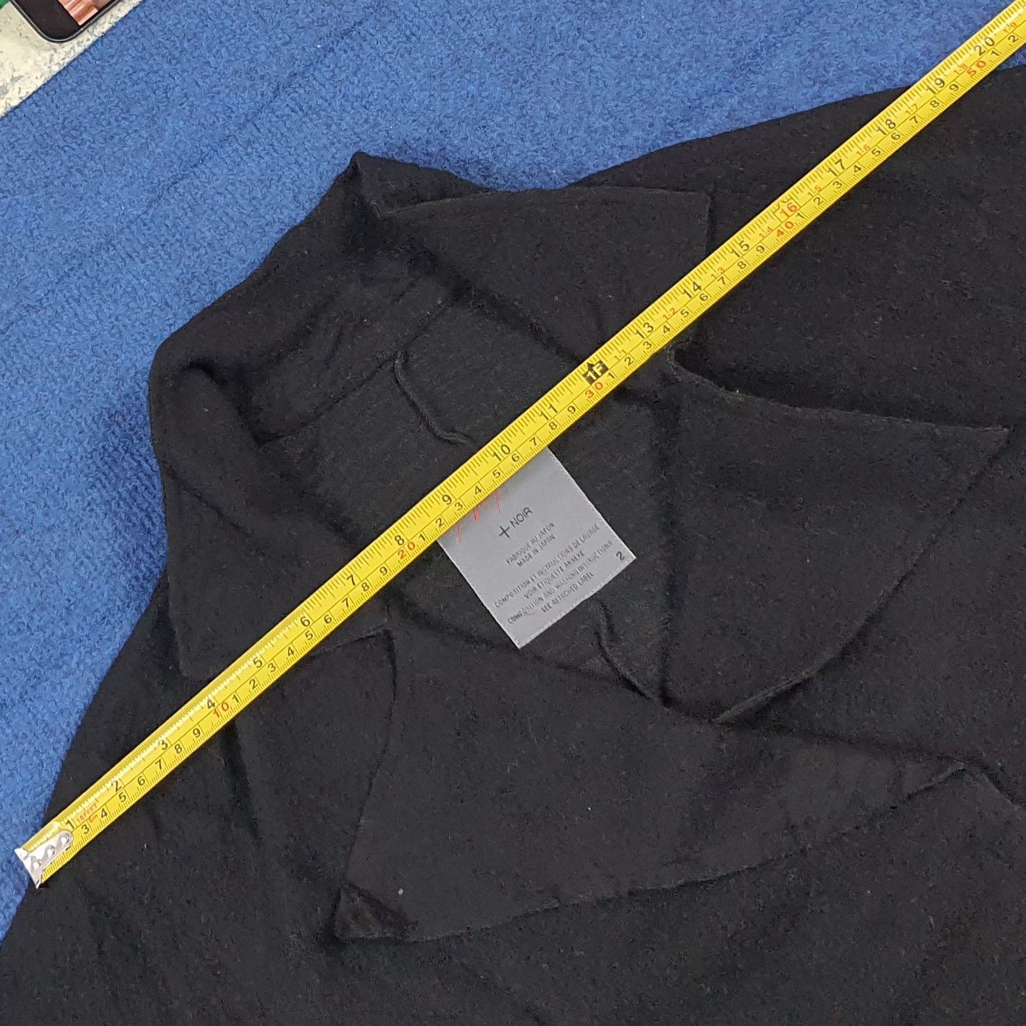Yohji Yamamoto Archival Yohji Yamamoto +NOIR Wool Blend Avant-Garde Jacket Size US S / EU 44-46 / 1 - 12 Thumbnail