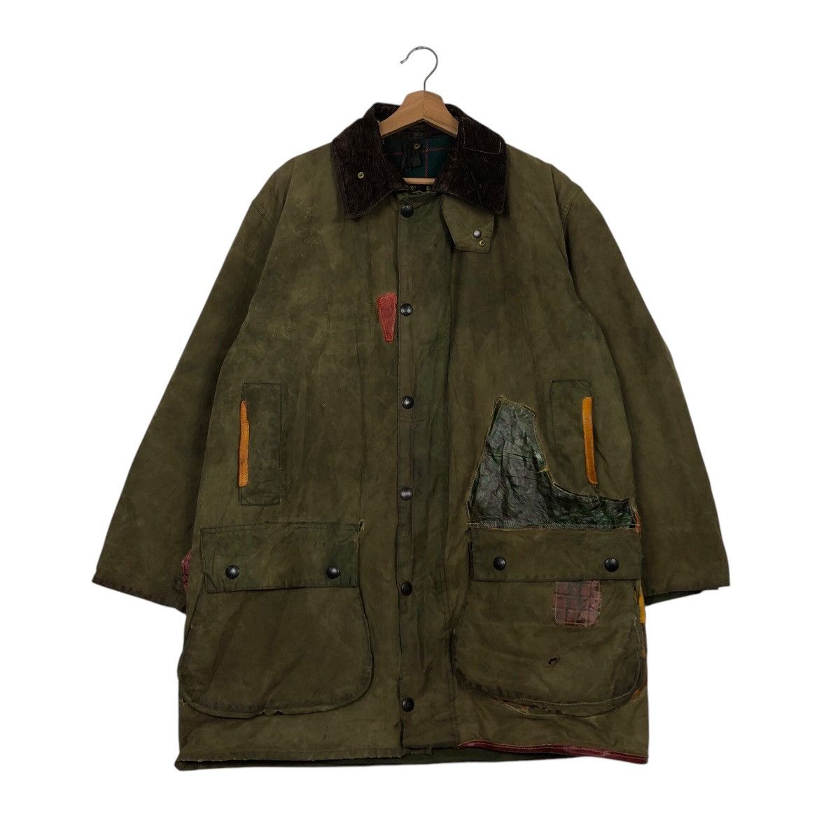 Barbour 📌Vintage Wax Jacket Barbour Northumbria Blanket England Size US M / EU 48-50 / 2 - 2 Thumbnail