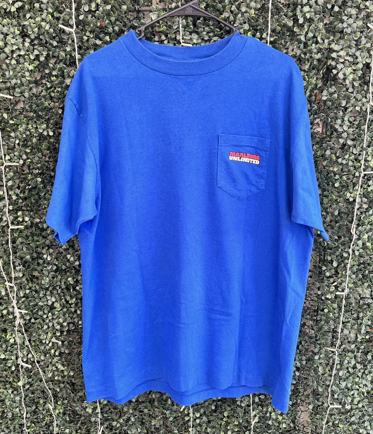 Marlboro Vintage Marlboro Wolf Tee Size US XL / EU 56 / 4 - 1 Thumbnail