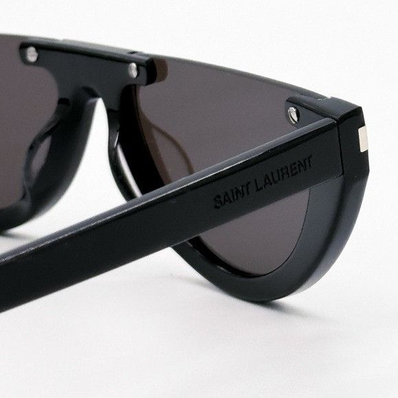Saint Laurent Paris NEW SAINT LAURENT SL563 001 CAT EYE BLACK WOMEN SL 563 SUNGL Size ONE SIZE - 9 Thumbnail