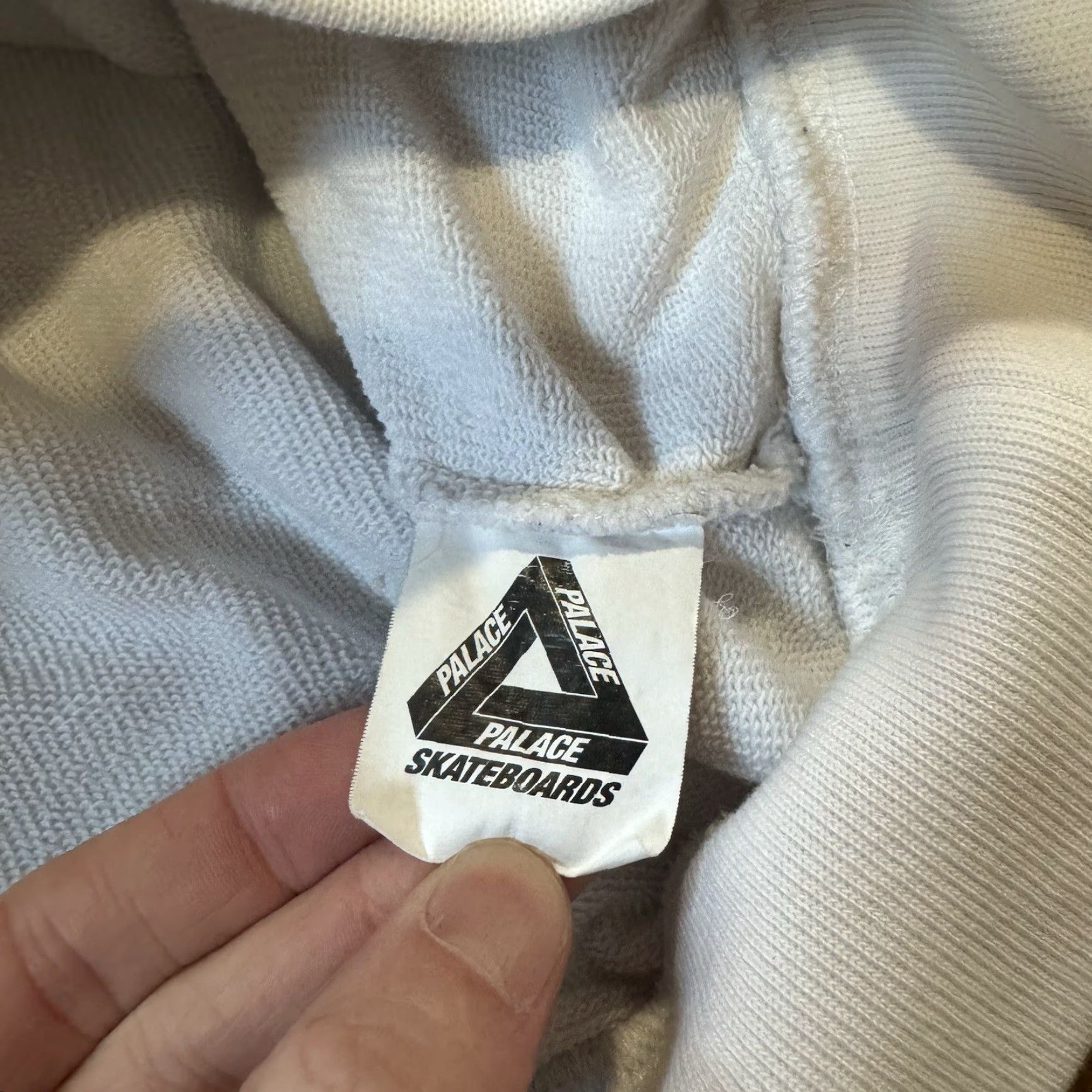 Palace Palace Hoodie Sweatshirt Tri Ferg White Rainbow 3D Large Mens Shirt Pullover 3D Ferg Rainbow White L City? Size US L / EU 52-54 / 3 - 6 Thumbnail