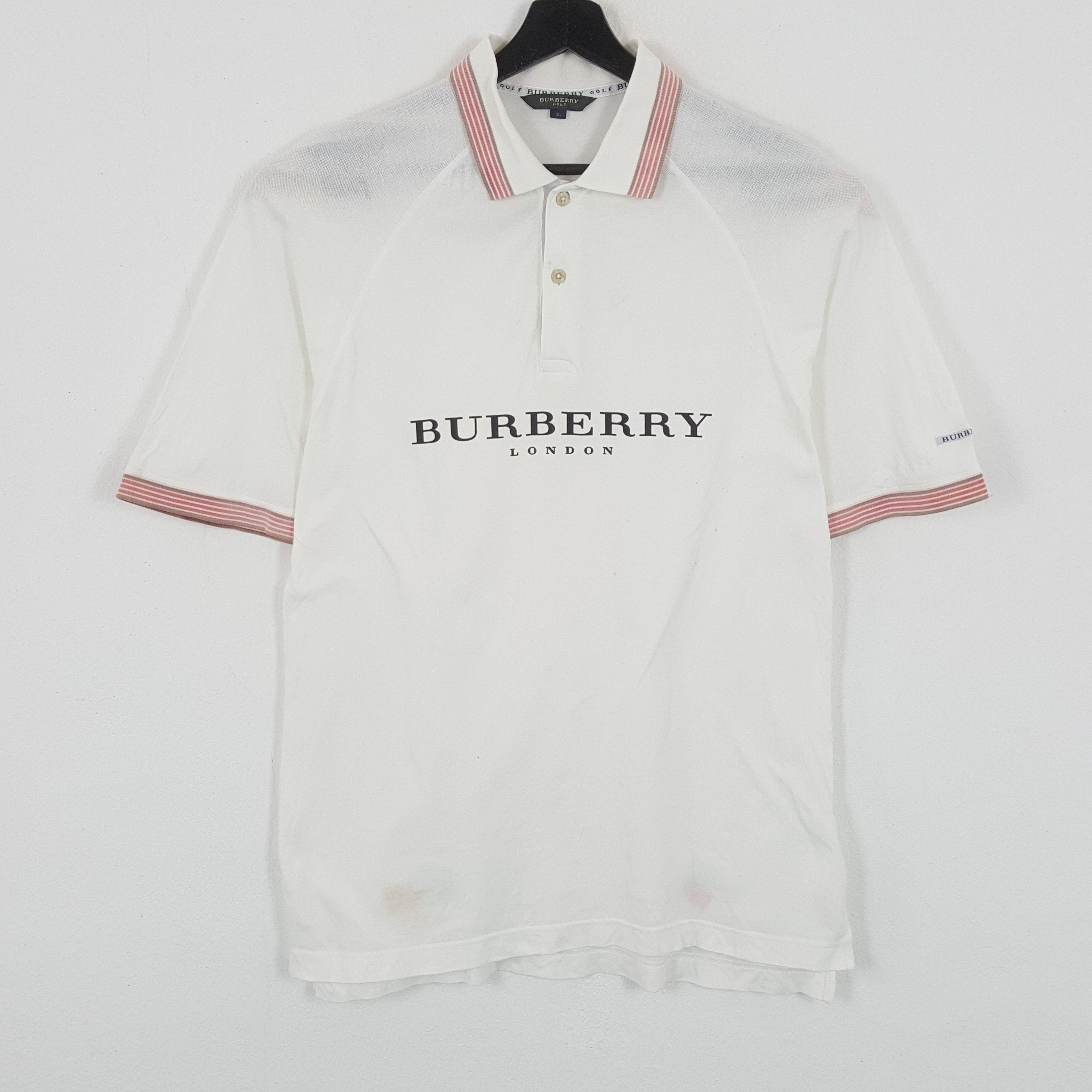 Burberry BUBRERRY Golf Luxury Brand Custom Art Casual Polos Size US L / EU 52-54 / 3 - 1 Thumbnail
