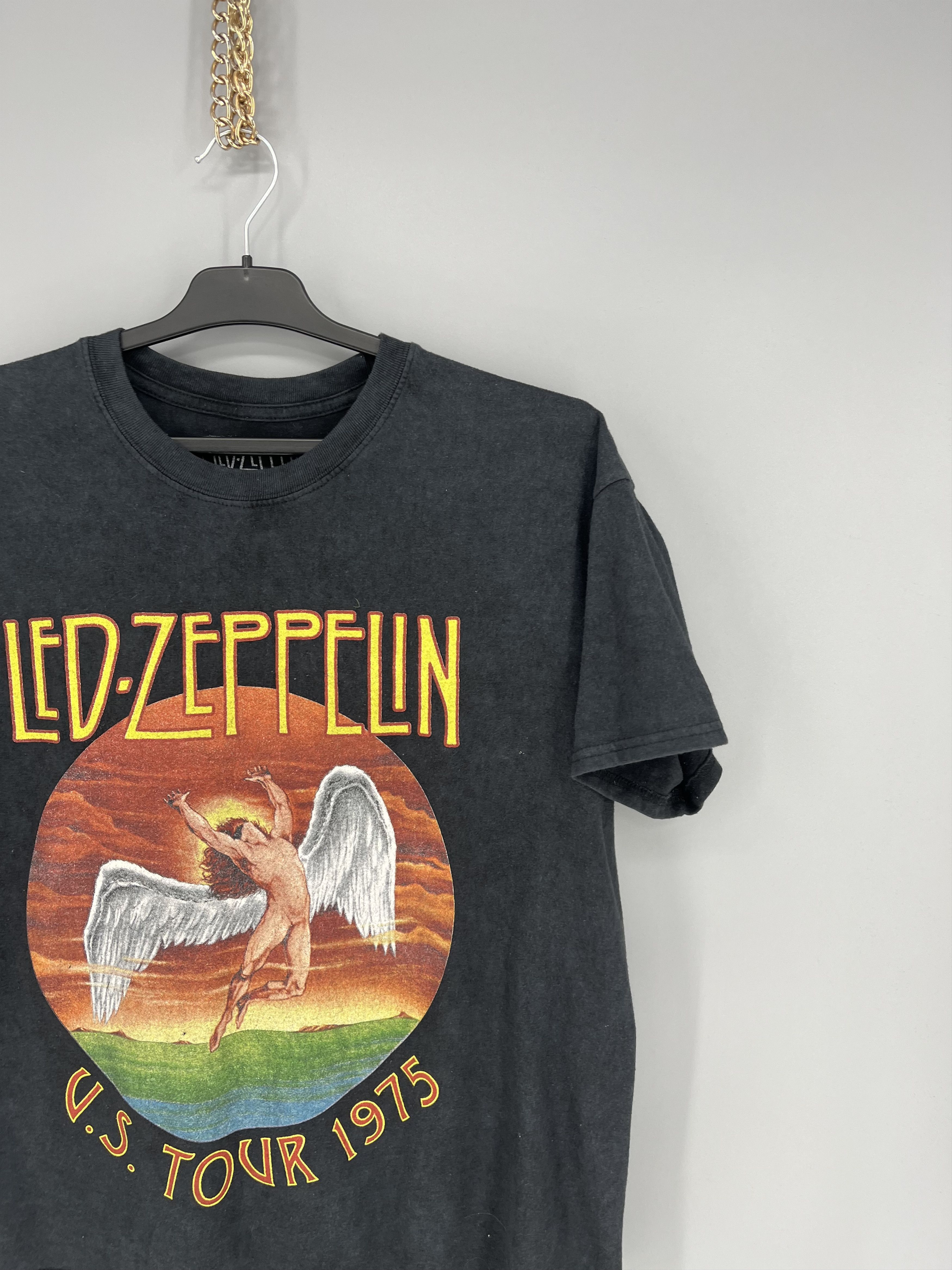 Band Tees Vintage Y2K 00s Led Zeppelin U.S. Tour 1975 Band T-Shirt Size US M / EU 48-50 / 2 - 5 Thumbnail