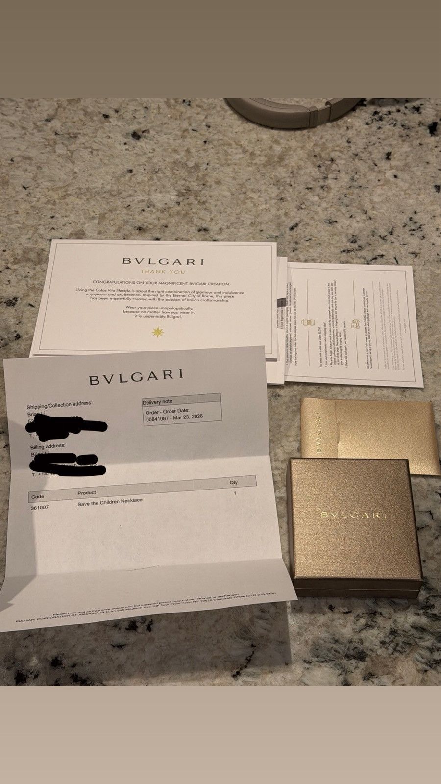 Bvlgari Bvlgari Save the Children Necklace Size ONE SIZE - 2 Thumbnail