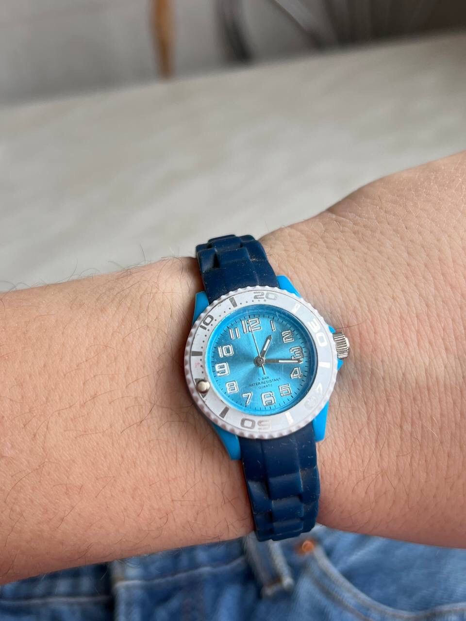 Japanese Brand × Vintage Vintage Blue Japanese style Watch Futuristic Bracelet Size ONE SIZE - 8 Thumbnail