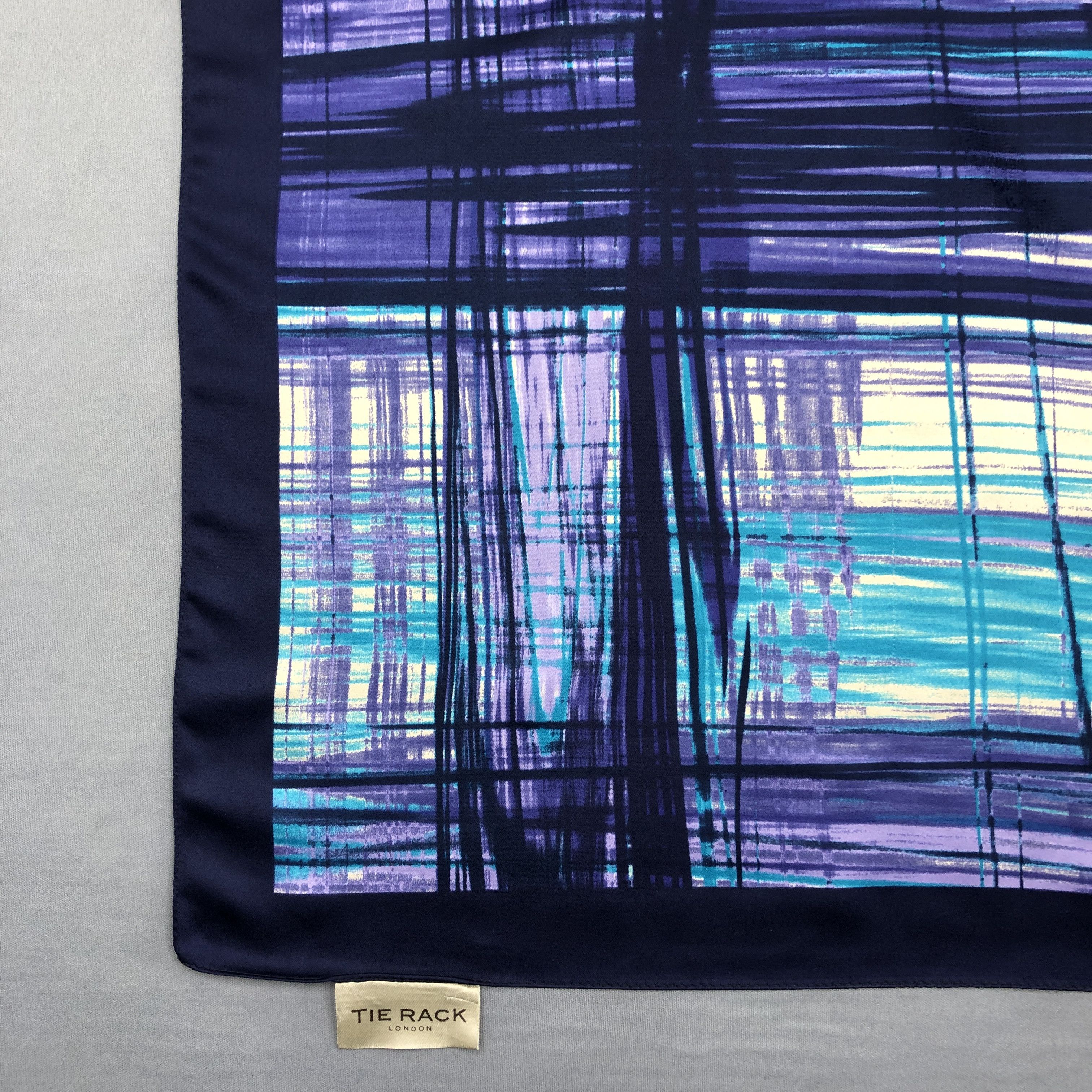 Japanese Brand Vintage Tie Rack SILK Scarf Twill Stole Wraps Scarves Size ONE SIZE - 4 Thumbnail