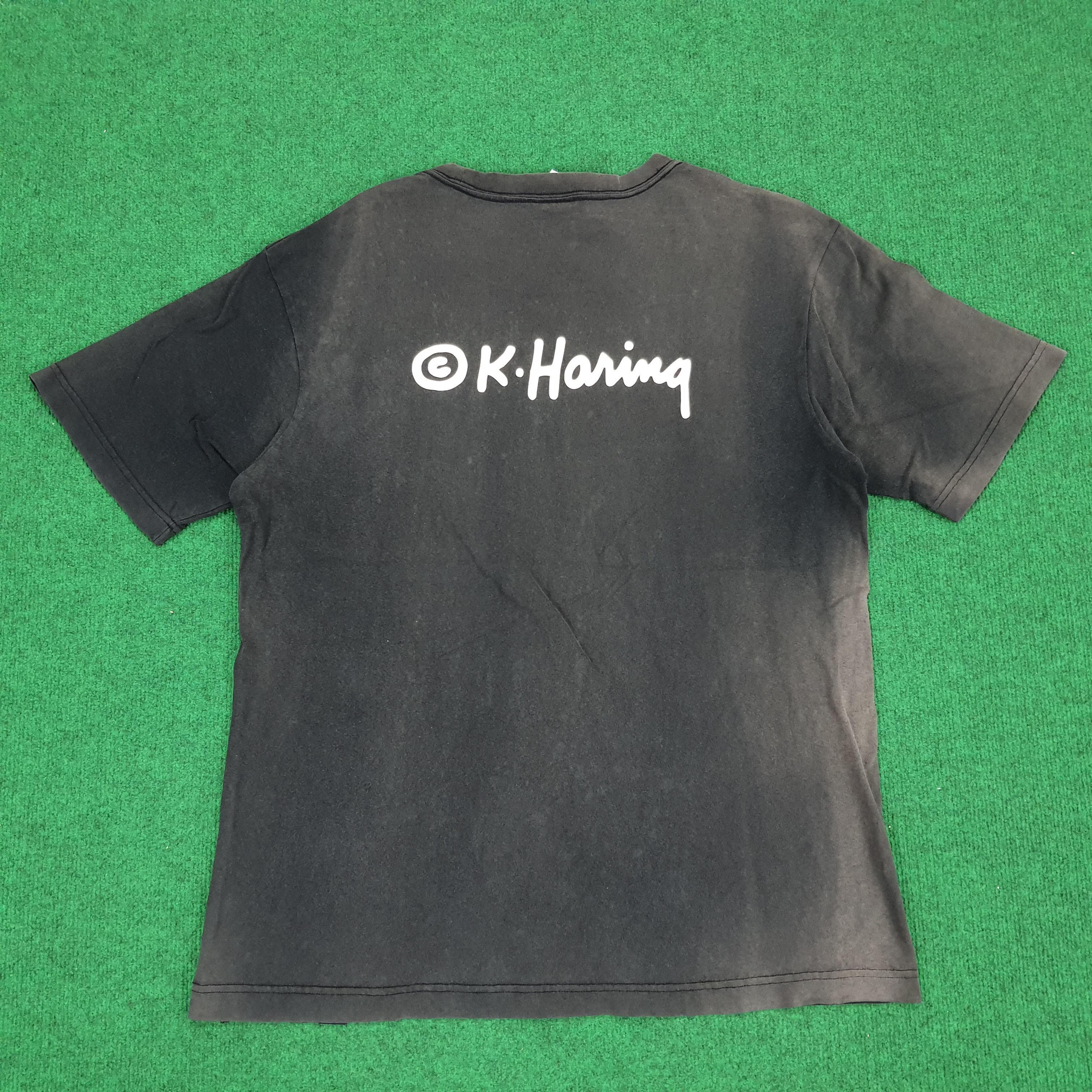 Japanese Brand × Vintage Vintage Keith Haring Japanese Streetwear T-shirt Size US L / EU 52-54 / 3 - 3 Thumbnail