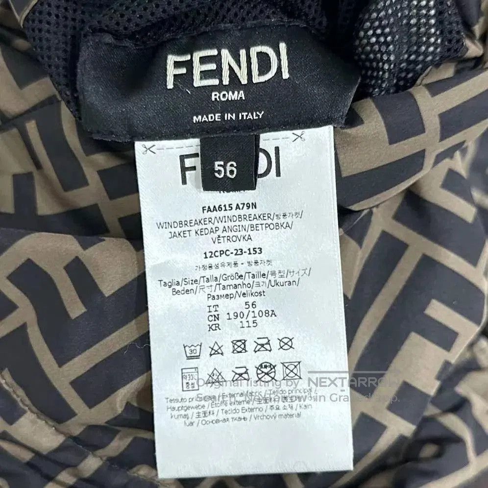 Fendi Multi Striped Hooded Light Jacket XL. Size US XL / EU 56 / 4 - 7 Thumbnail