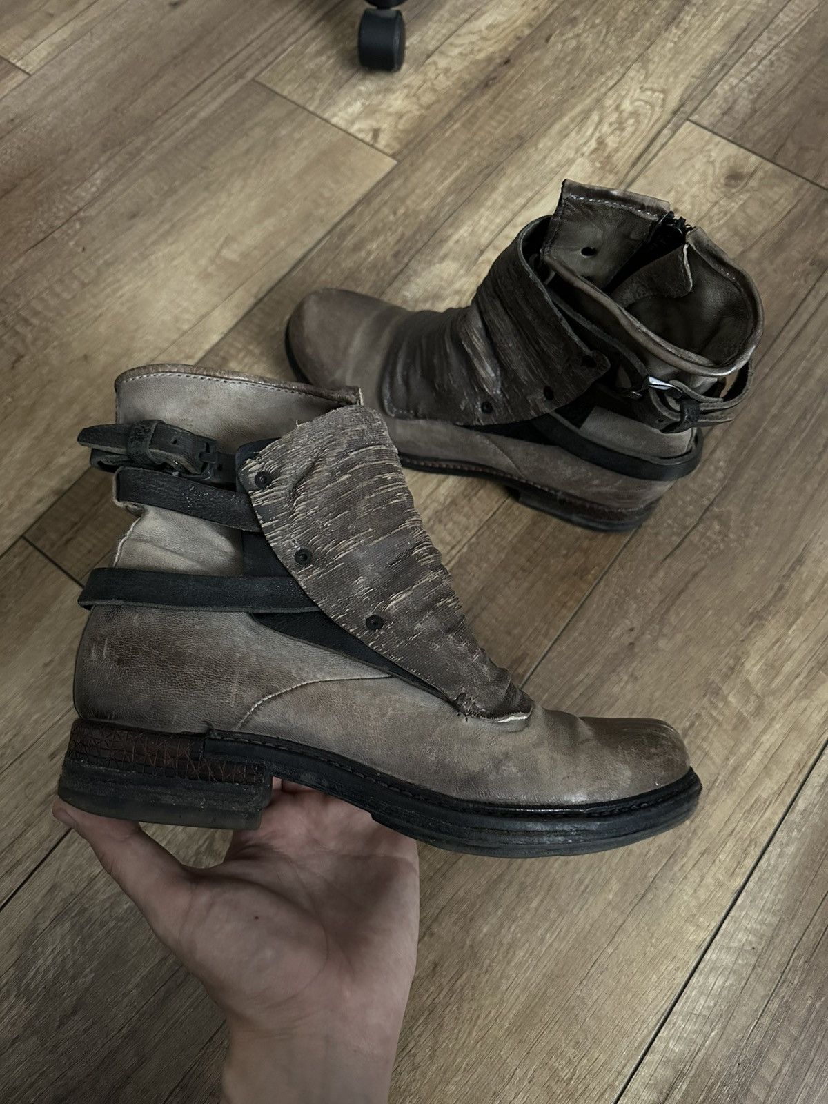 A.S.98 AS 98 Airstep Leather Boots High Top Avant Garde Size US 7 / EU 40 - 5 Thumbnail