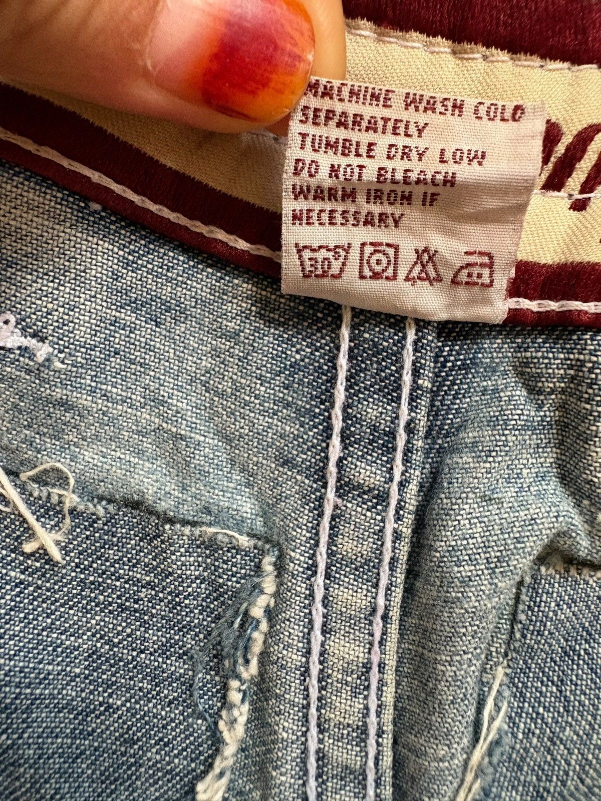 Enyce × Japanese Brand Vintage Japanese Brand Mud Wash Distress Rip Wide Leg Jean Size US 36 / EU 52 - 11 Thumbnail