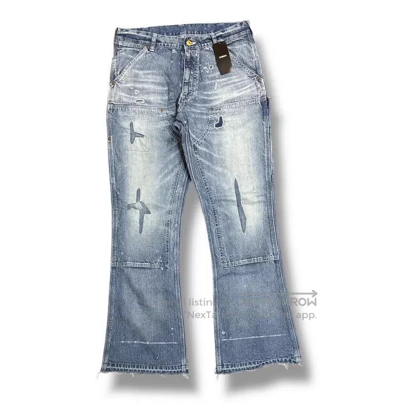 Saint Michael Saint Michael size S Cat whiskers make old washed jeans. Size US 28 / EU 44 - 1 Thumbnail