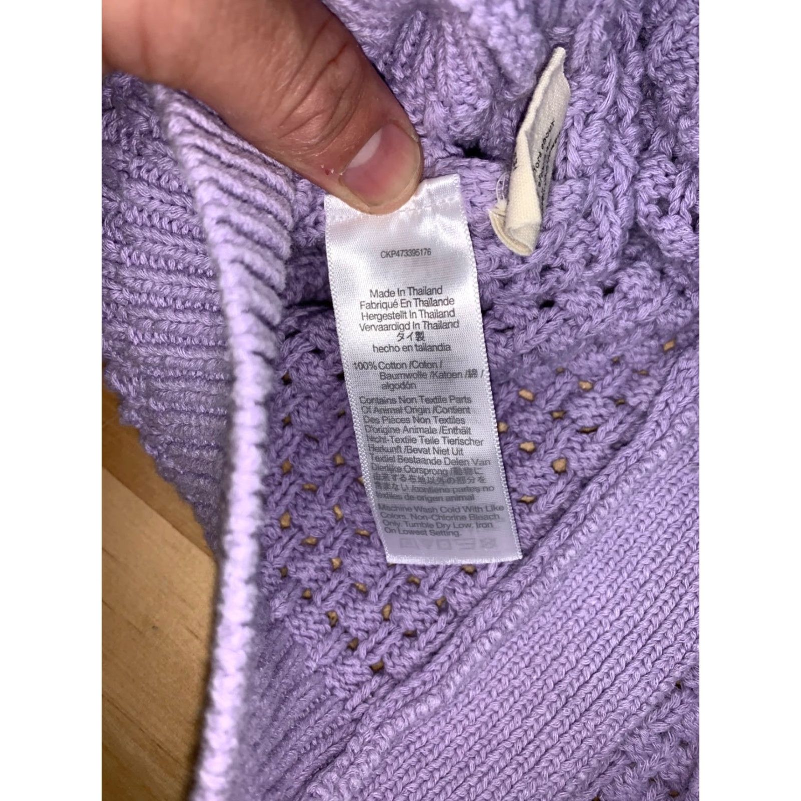 Madewell Madewell Knit Cardigan Womens S Purple Long Sleeve Casual V-Neck Knit Sweater Cardigan Fall Winter Spring Women Mens Girls Size S / US 4 / IT 40 - 7 Thumbnail