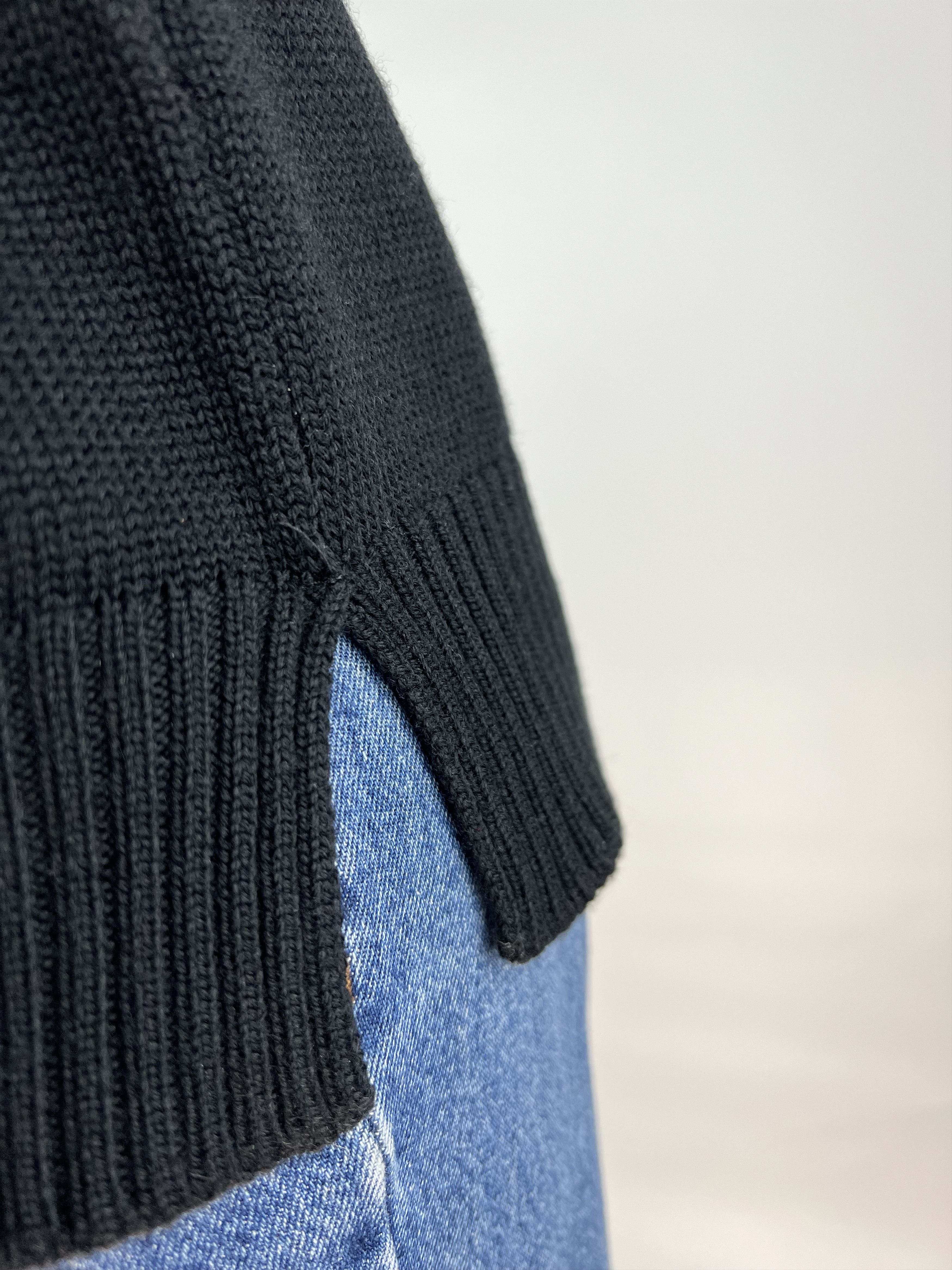 Gran Sasso Gran Sasso Women's Black Cashmere Sweater Pullover Size IT44 Size M / US 6-8 / IT 42-44 - 5 Thumbnail