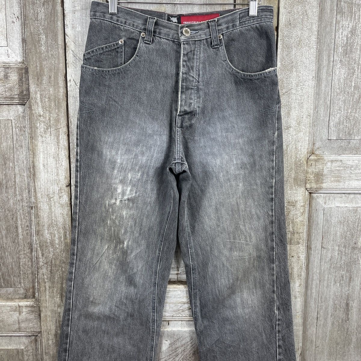 Oakley Vintage Oakley Industrial Denim Distressed Baggy Pants Size US 31 - 3 Thumbnail