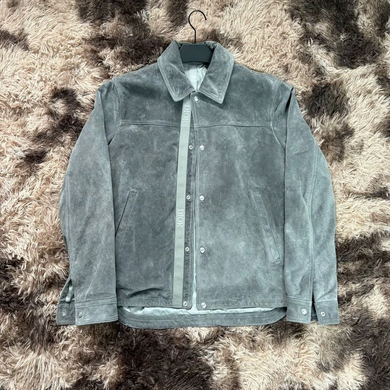 Dior Dior Suede Leather Jacket Coat - dmc Size US L / EU 52-54 / 3 - 1 Thumbnail