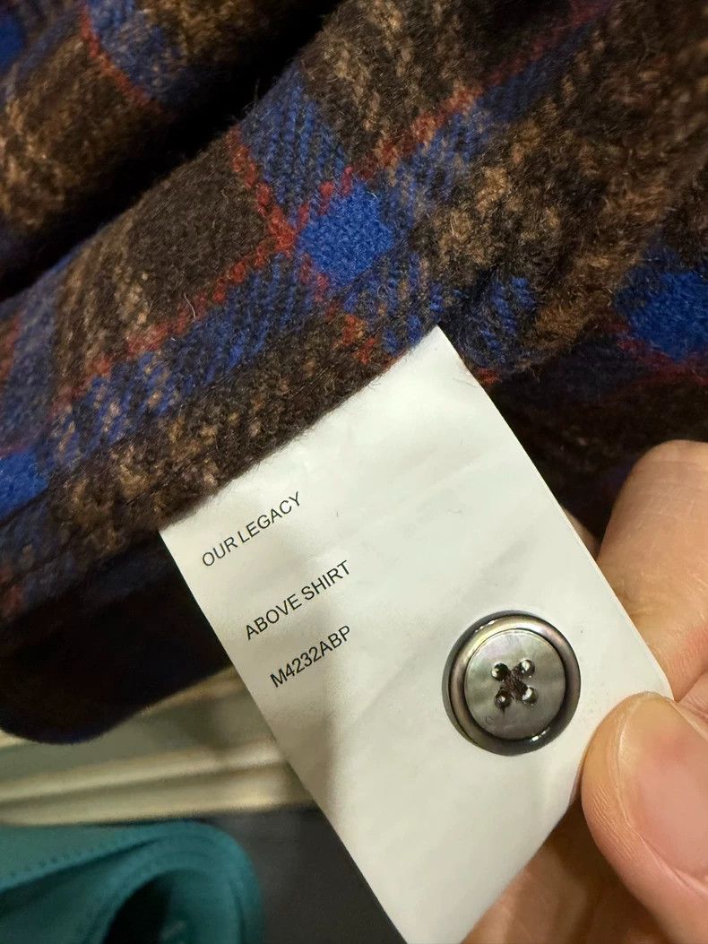 Our Legacy Our Legacy size44 Plaid woolen shirt Size US S / EU 44-46 / 1 - 6 Thumbnail