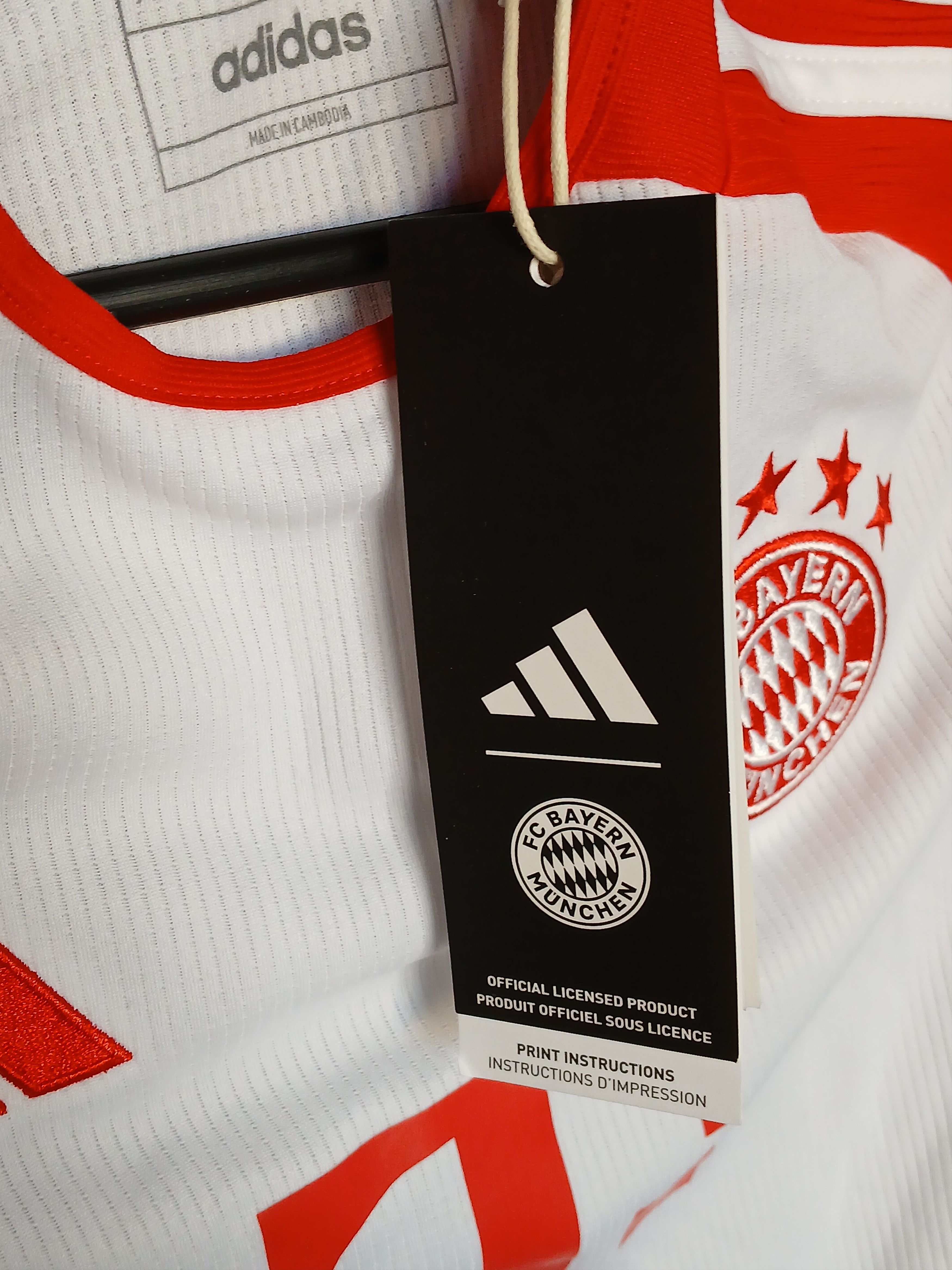 Adidas KIDS New Bayern Munich 23/24 Home Football Jersey T-Shirt Size US XS / EU 42 / 0 - 10 Thumbnail