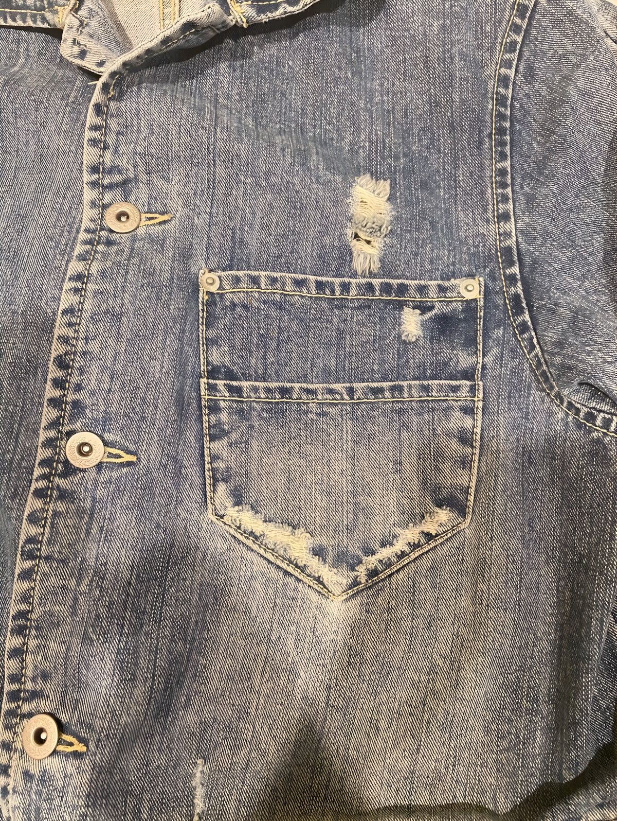Other Distressed Denim Chore Jacket Size US M / EU 48-50 / 2 - 5 Thumbnail