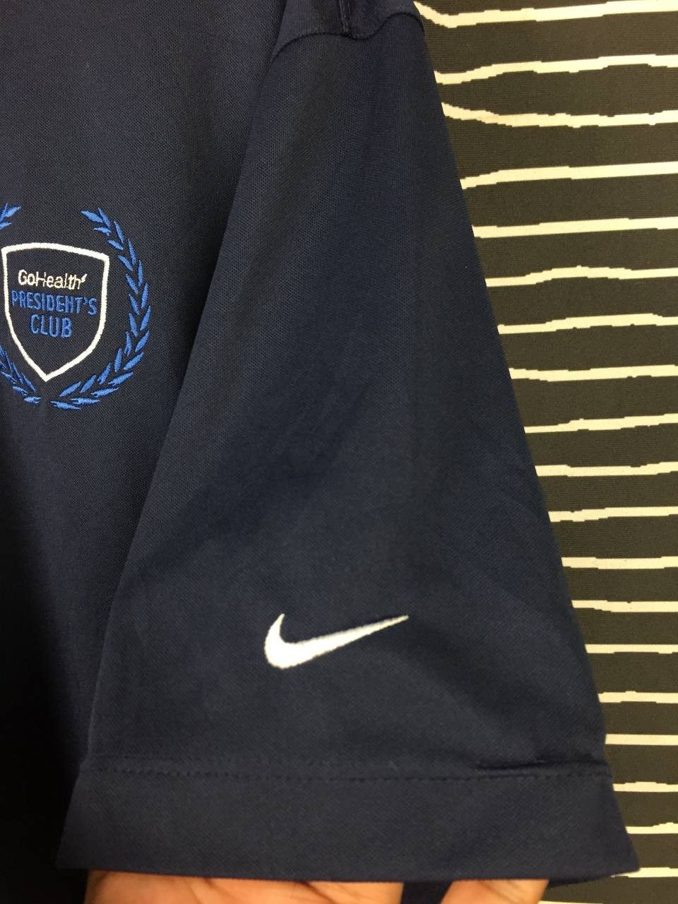 Nike × Vintage Nike Dri-Fit GoHealth President's Club Polo Tee Size US L / EU 52-54 / 3 - 5 Thumbnail