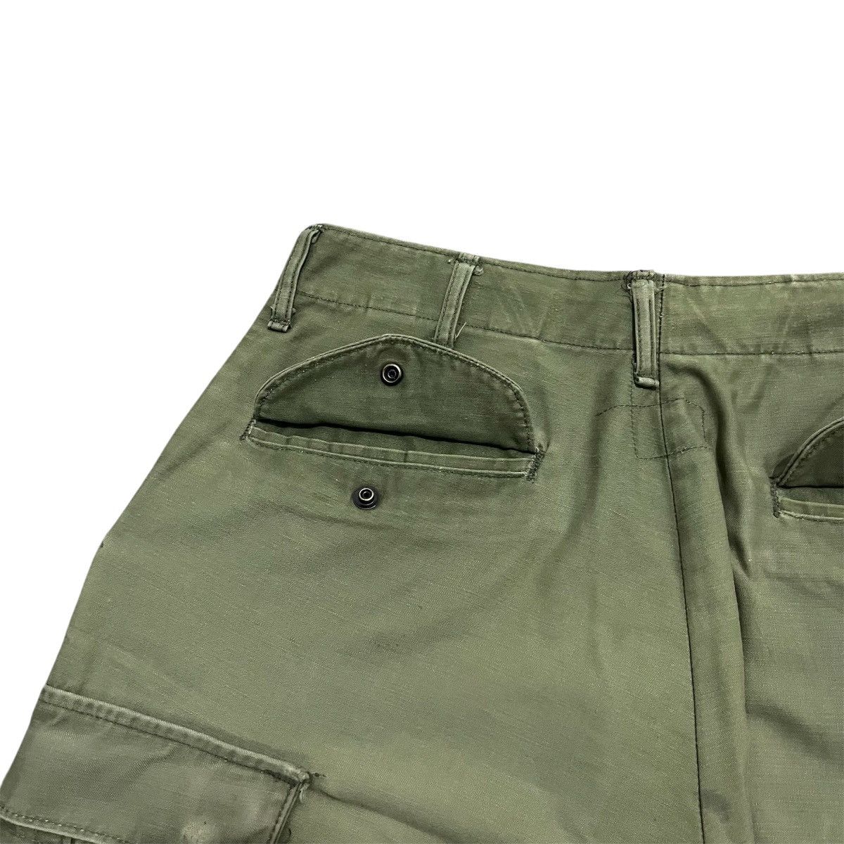 Vintage 70s M65 True Vintage Military War Cargo Pant Amikaji Style Size US 31 - 11 Thumbnail