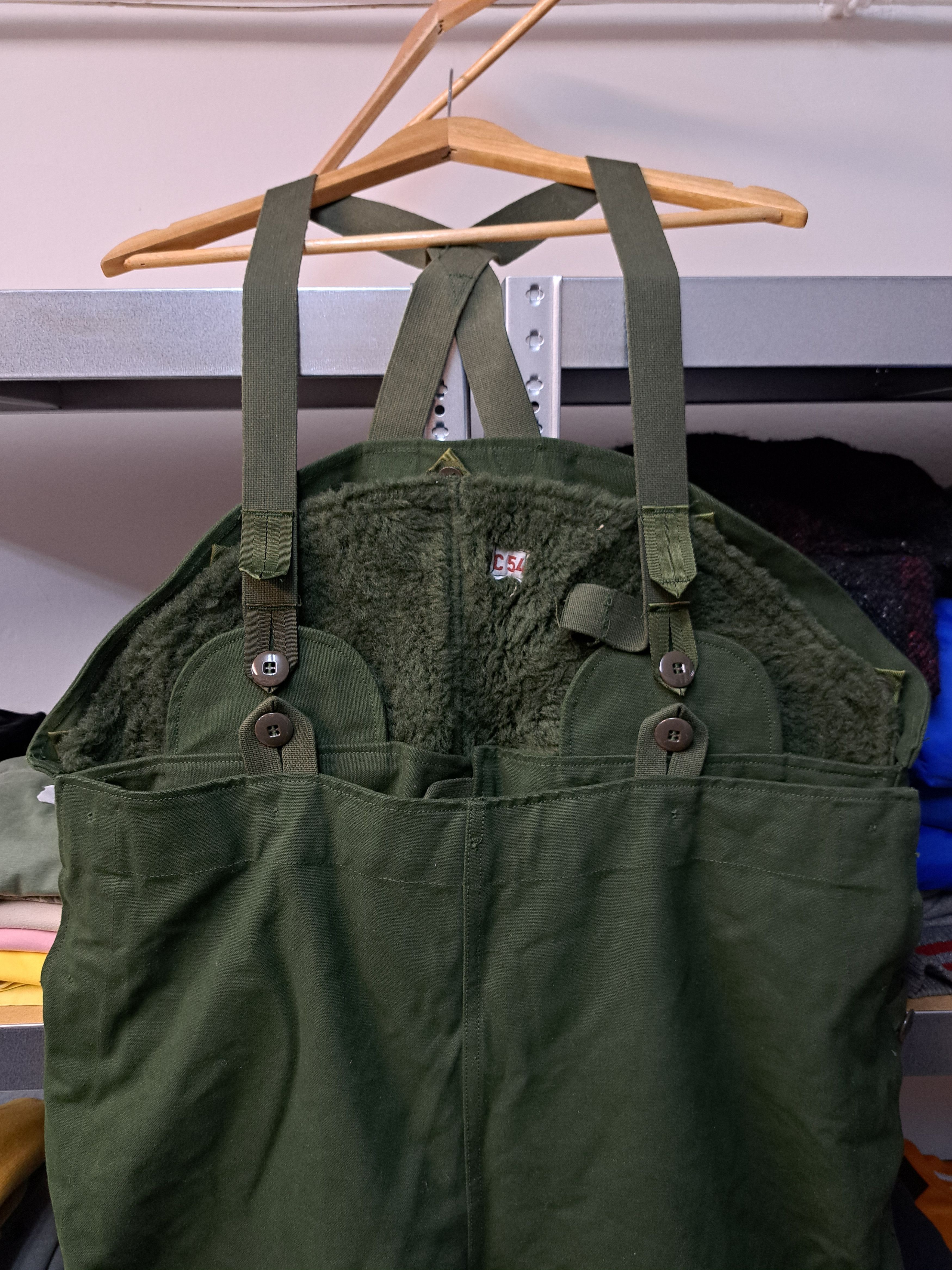 Vintage Vintage 60s Swedish Army Motorcycle Overalls Pants Pharell Size US 38 / EU 54 - 2 Thumbnail