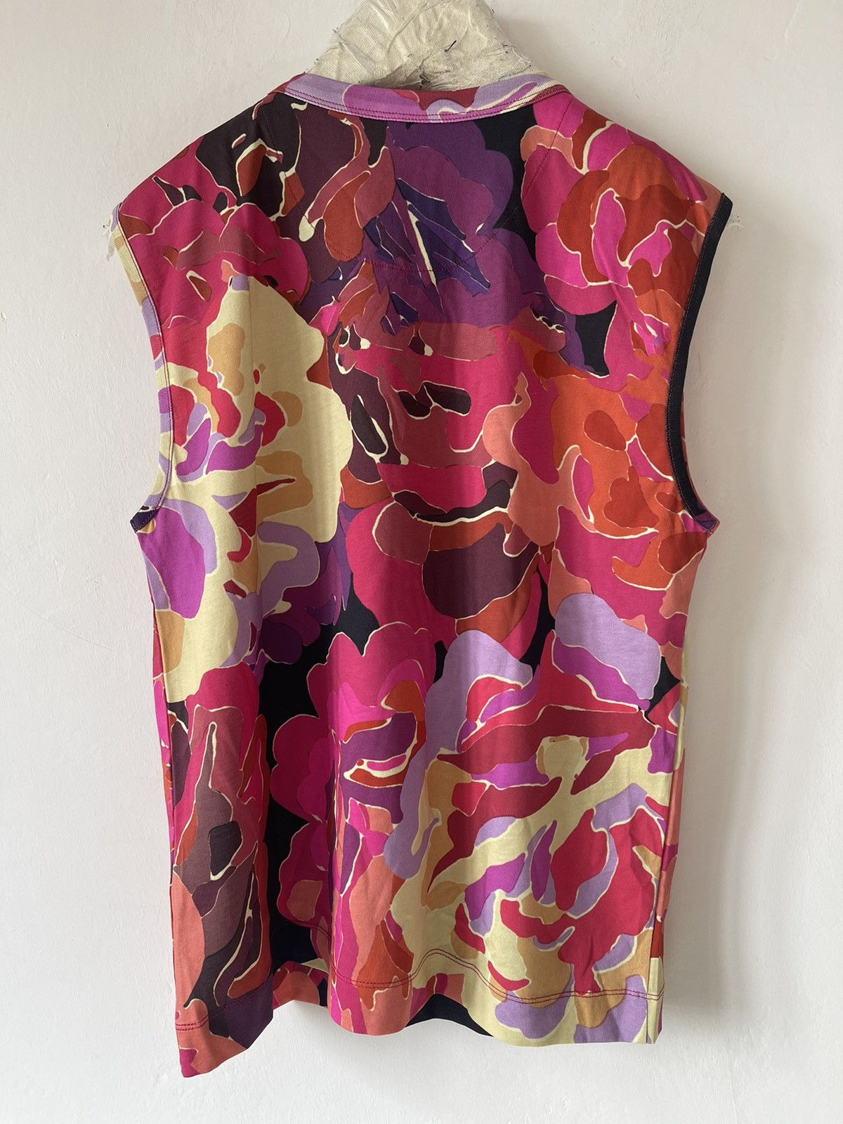 Dries Van Noten Floral Print Cotton Sleeveless Top Size M / US 6-8 / IT 42-44 - 4 Thumbnail
