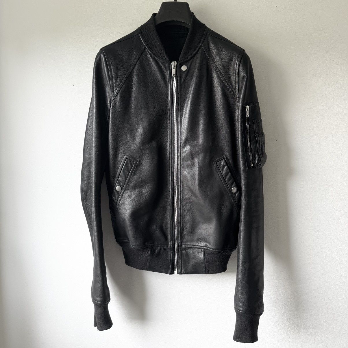 ジャケット・アウター GARETH PUGH / short ram leather jacket Gareth Pugh AW09 Detachable Sleeves Horse Leather Jacket