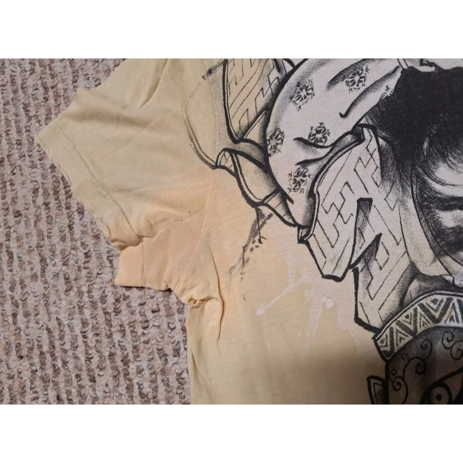 Affliction Affliction T-Shirt Men S Brown Ghost Y2k Fashion Anime Skull Tattoo Hype 90s Size US S / EU 44-46 / 1 - 3 Thumbnail