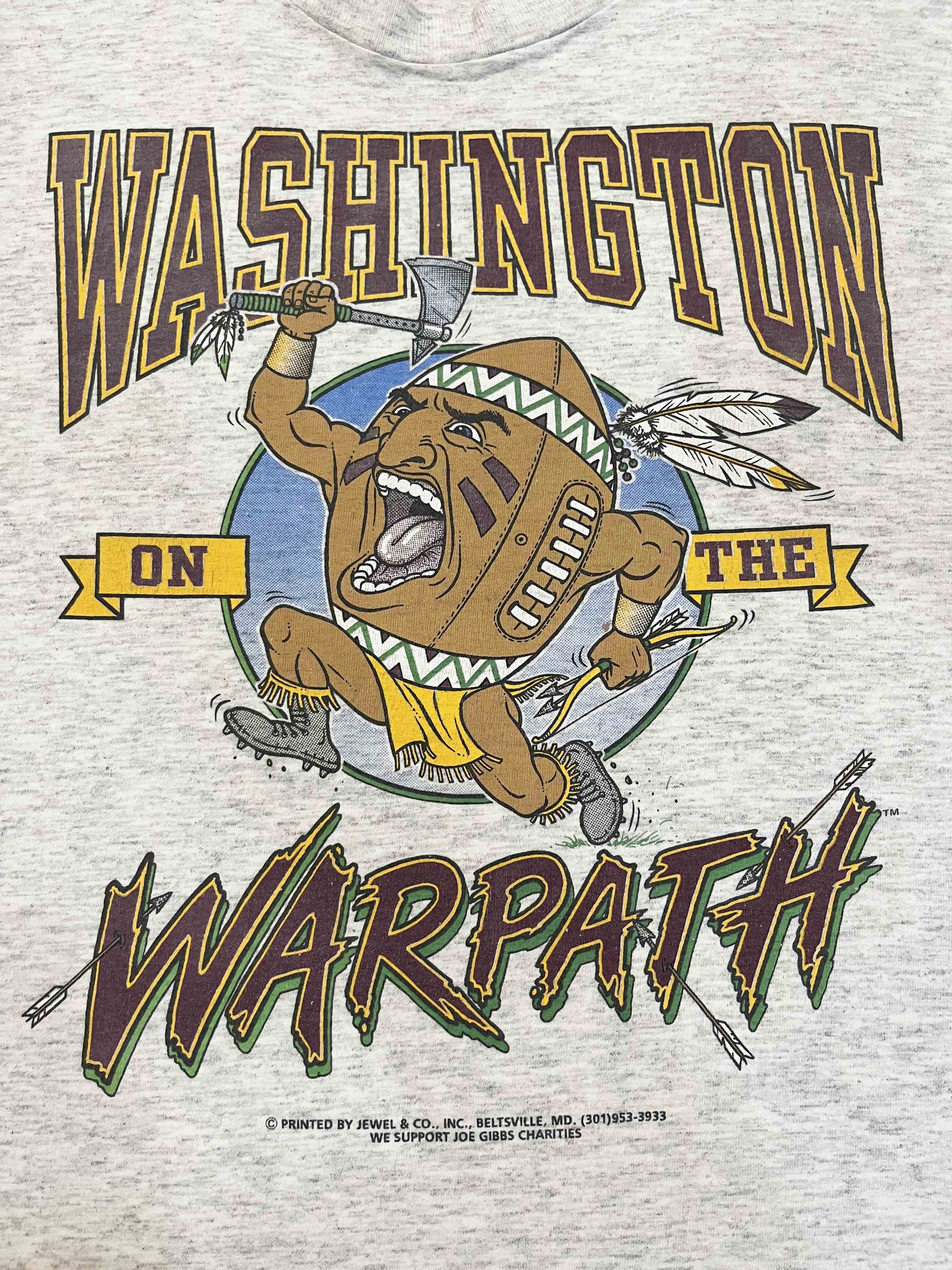 Lee × NFL × Vintage Vintage Lee NFL Washington Redskins Warpath Football T-Shirt Size US XXL / EU 58 / 5 - 2 Thumbnail