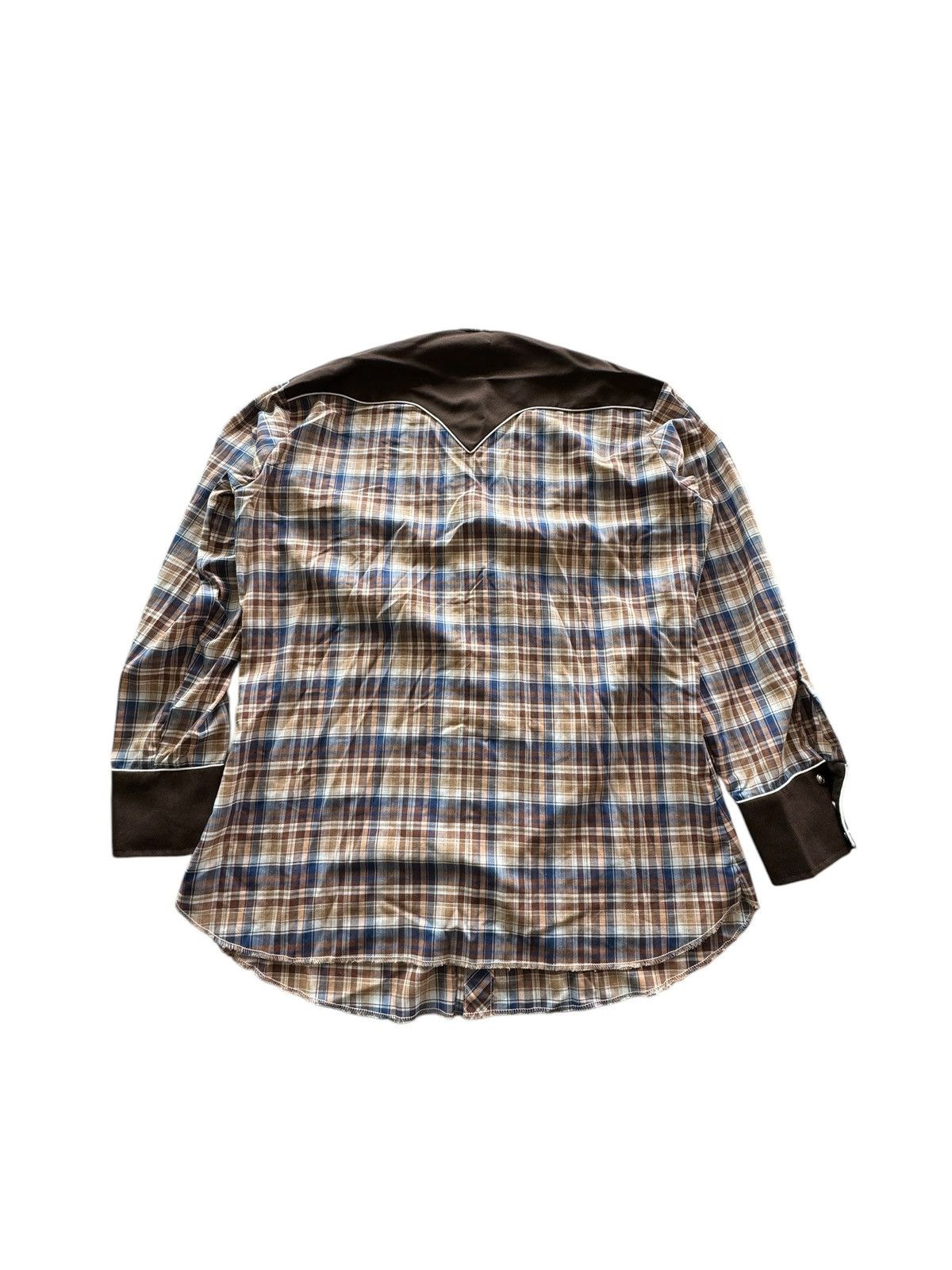 Other × Vintage Vintage H Bar C Permanent Press Ranch Wear Button Up (FLAWS) Size US XL / EU 56 / 4 - 4 Thumbnail