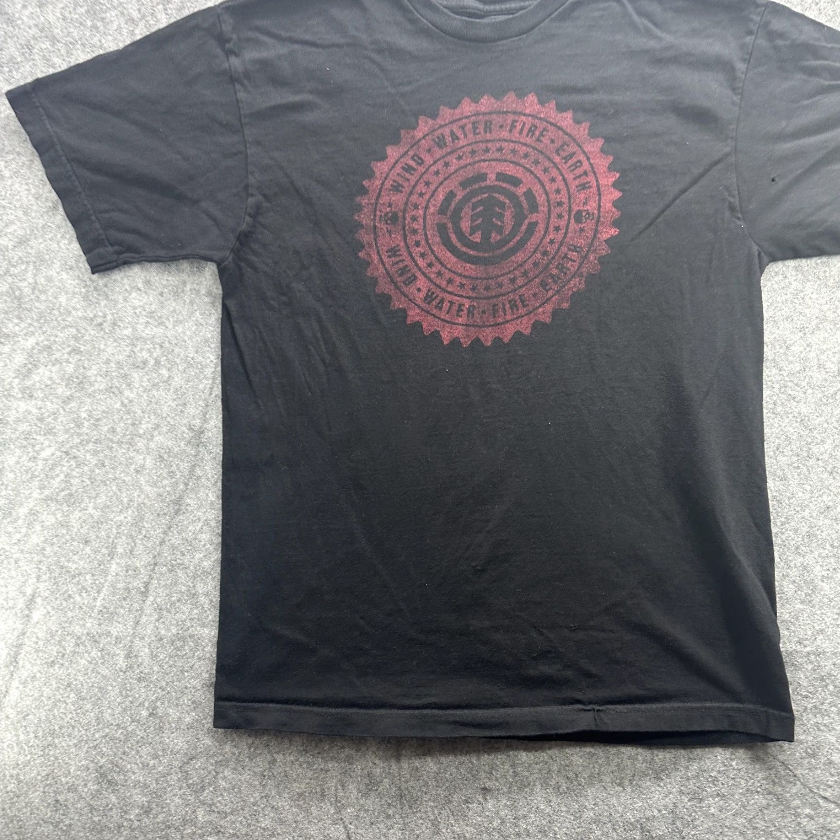 Element Element Shirt Mens Large Black Graphic Wind Water Fire Earth Skate Tee Size US L / EU 52-54 / 3 - 3 Thumbnail